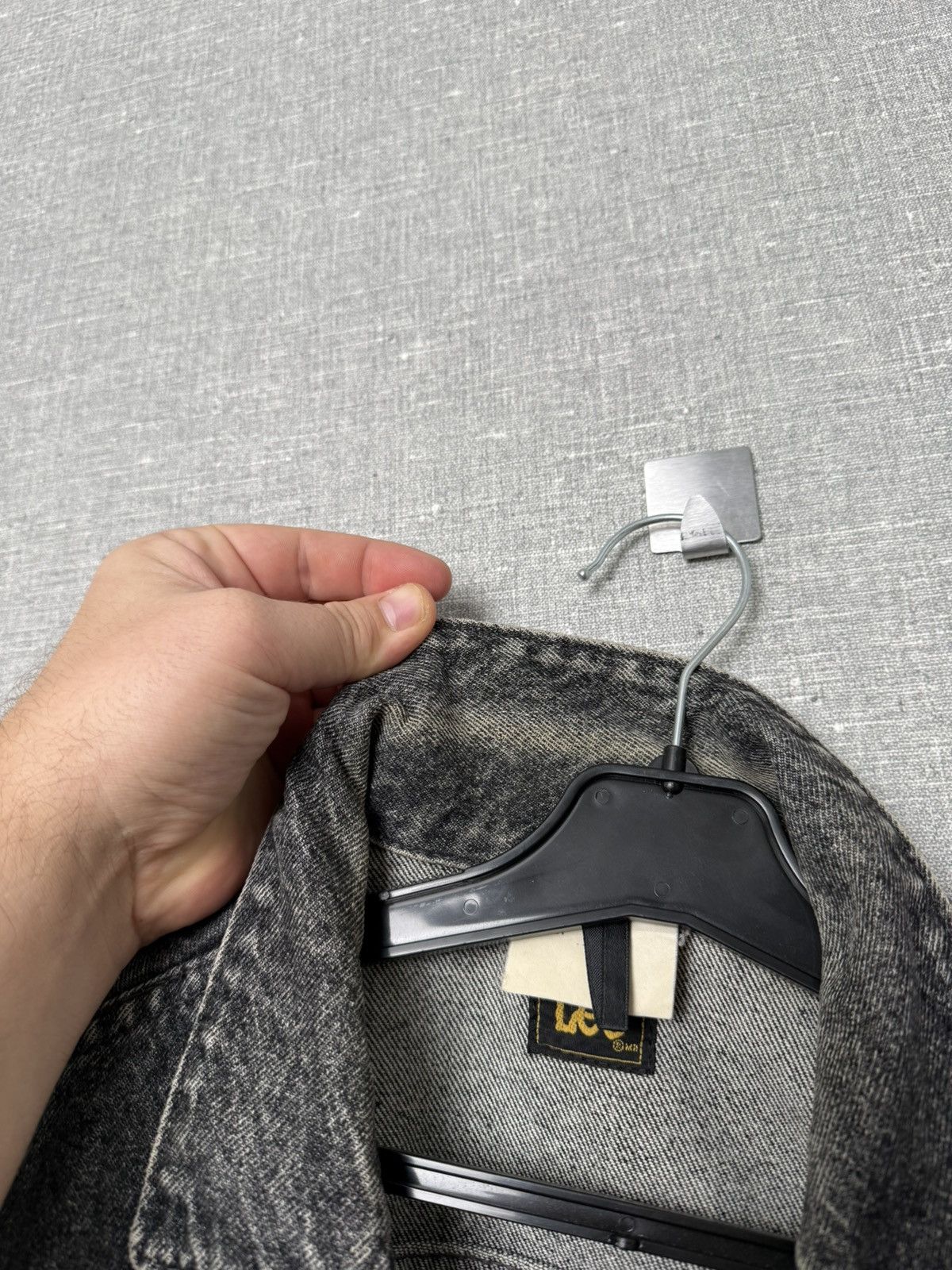 Lee Vintage 80s Lee Rider Graphite Denim Trucker Jacket Jean Size US L / EU 52-54 / 3 - 12 Thumbnail