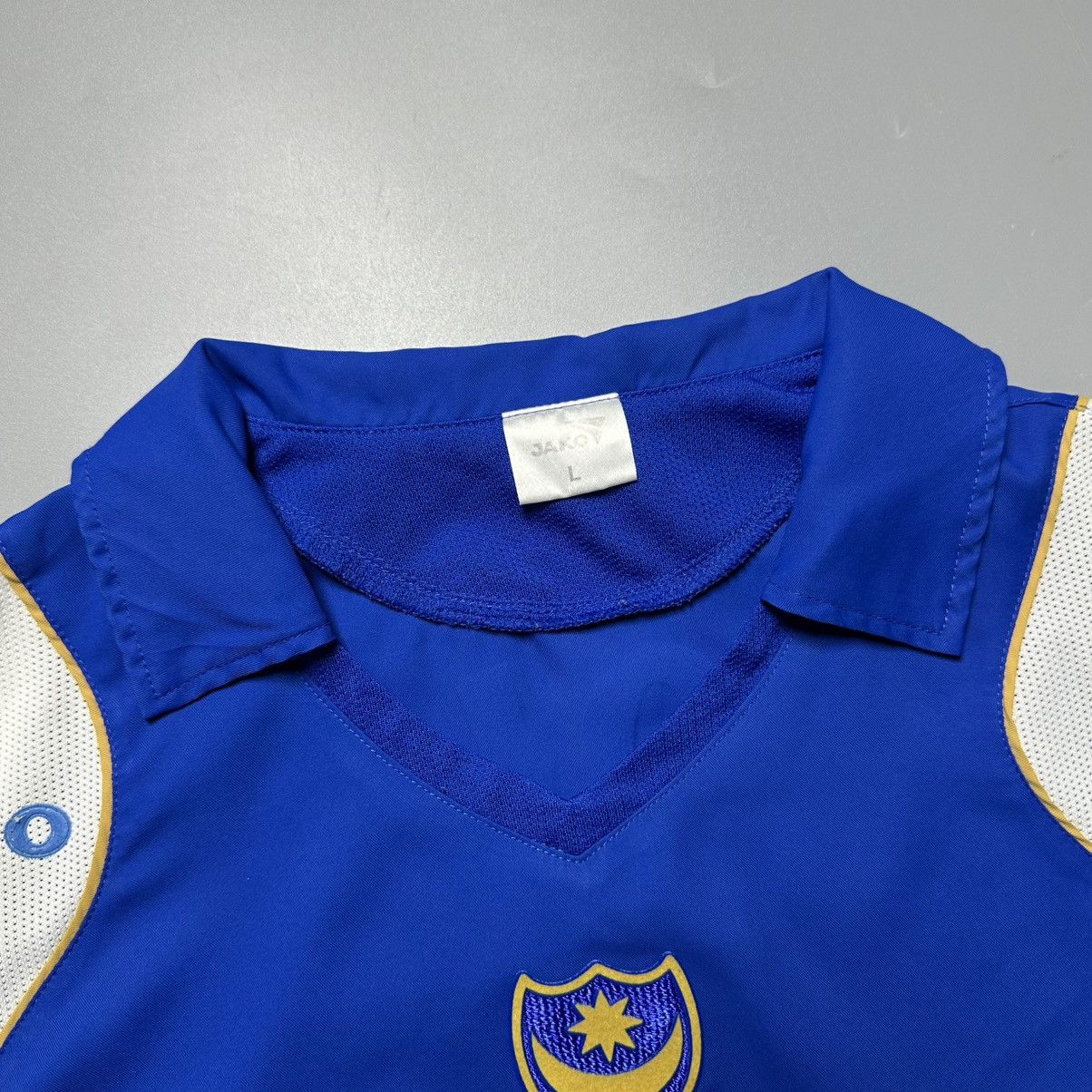 Vintage PORTSMOUTH JAKO 2006/2007 FOOTBALL HOME JERSEY #8 COLE Size US L / EU 52-54 / 3 - 5 Thumbnail