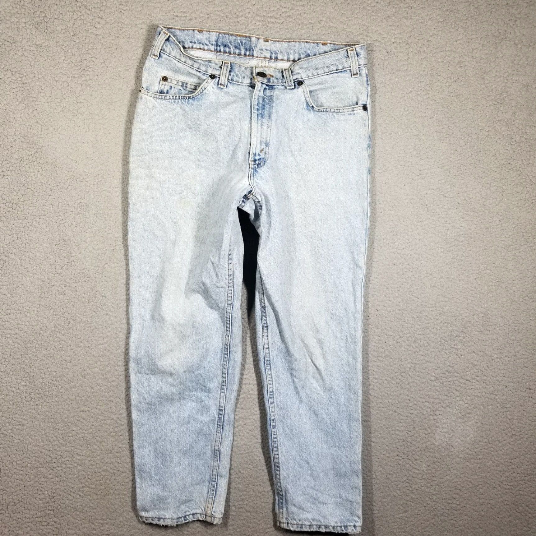 Levi's VINTAGE Levi's Jeans Men's Regular Fit 30 Waist Dark Denim 500 Series Retro Straight Pockets USA Size US 30 / EU 46 - 2 Thumbnail