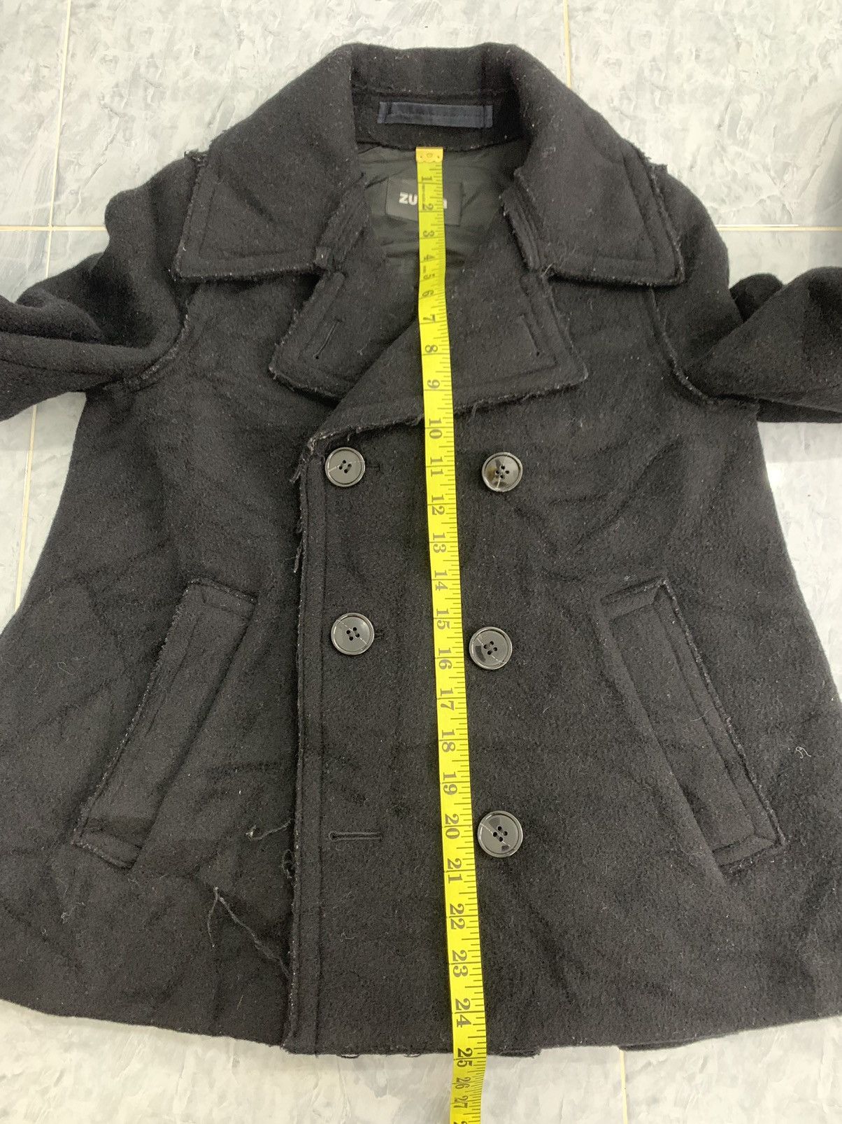Zucca Zucca Double Breast Blend Wool Jacket Coat Size US S / EU 44-46 / 1 - 13 Thumbnail