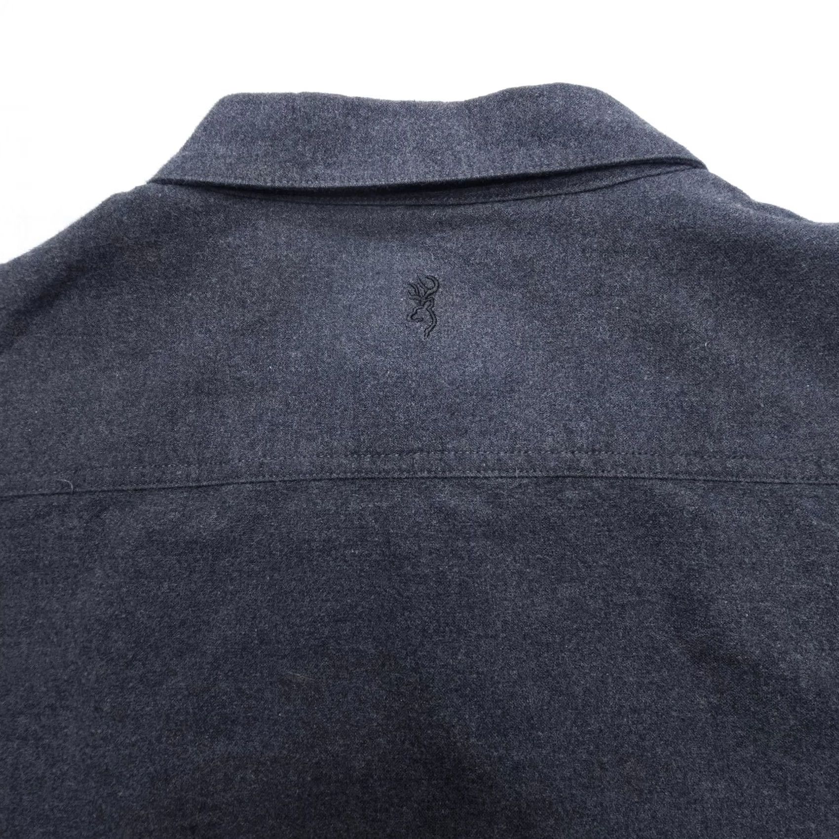 Vintage VINTAGE Browning Shirt 2XL Gray Cotton Flannel Button-Up Mens Long Sleeve Collared Workwear Pockets USA Fall Winter Spring Button-Down Mens Regular Size US XXL / EU 58 / 5 - 8 Thumbnail
