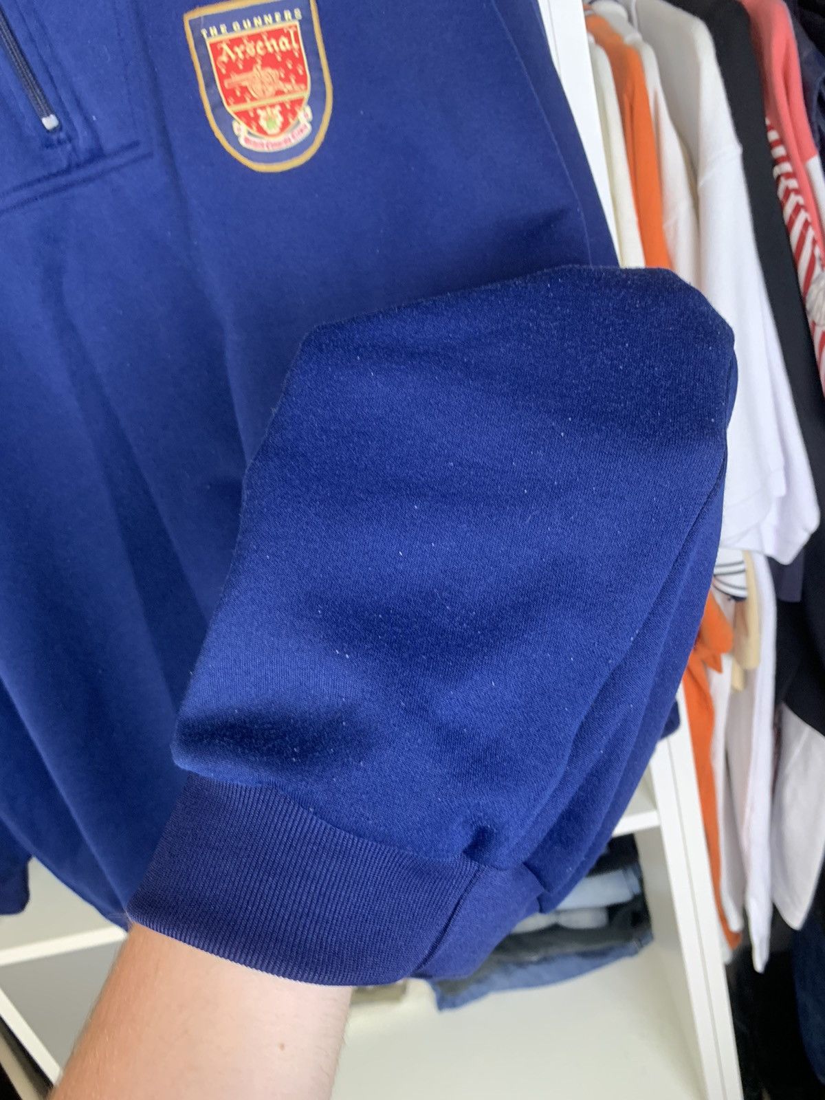 Nike Vintage 90s Nike Arsenal Soccer Sweatshirt Size US XXL / EU 58 / 5 - 17 Thumbnail