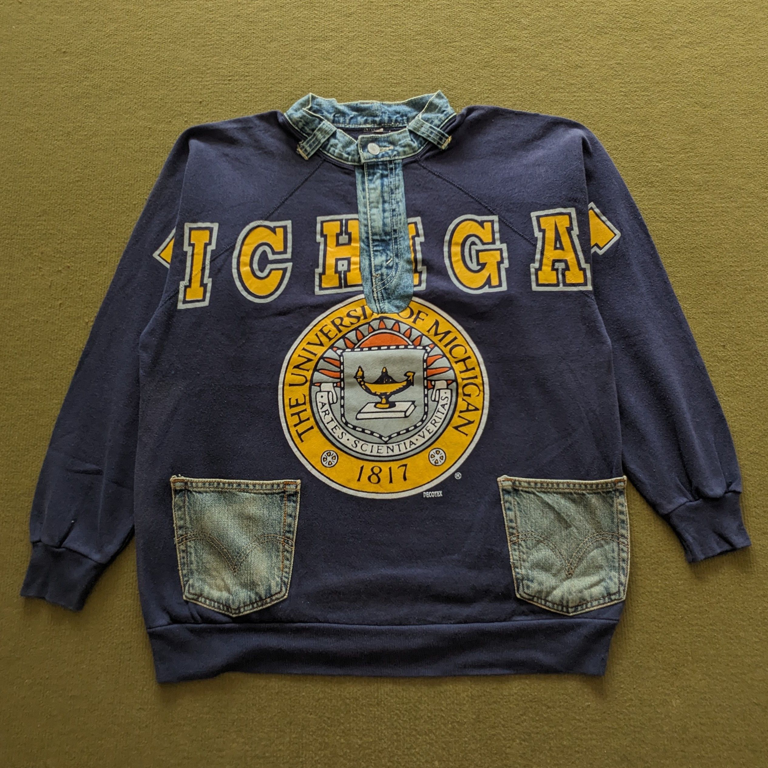 Orvis Vintage University Of MICHIGAN Sweatshirt Size US L / EU 52-54 / 3 - 1 Thumbnail