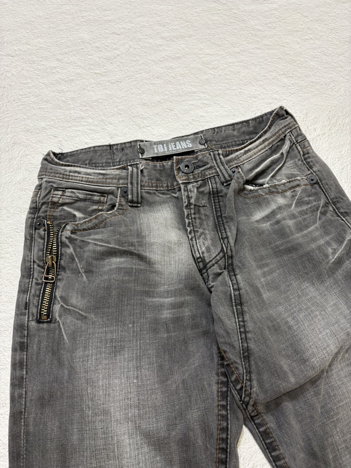 Hysteric Glamour 2000s TBJ japan Flared Smoke wash denim Y2k style Size US 26 / EU 42 - 4 Thumbnail