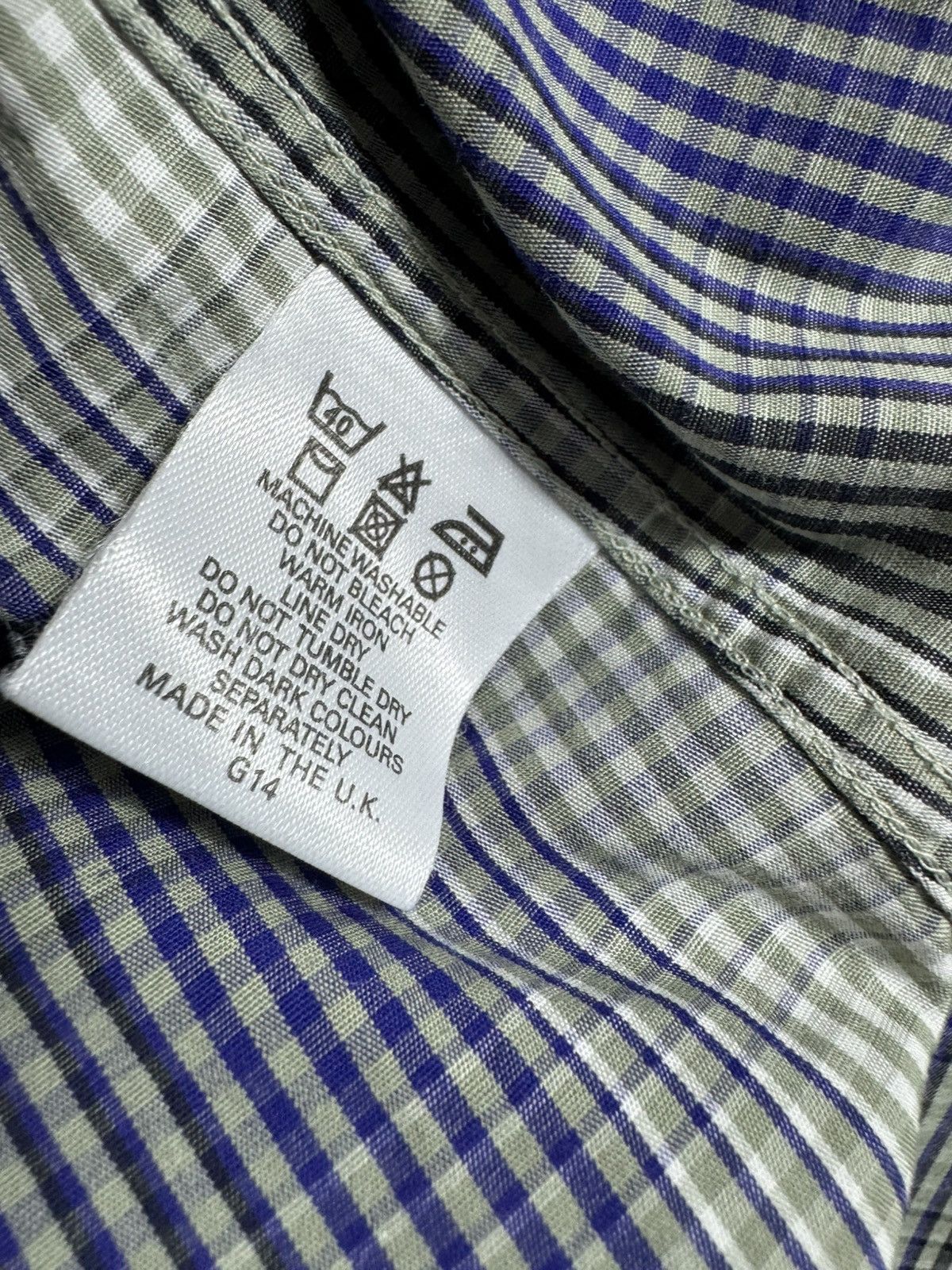 Burberry Burberry London Checked Button Up Vintage Shirt Size US L / EU 52-54 / 3 - 10 Thumbnail