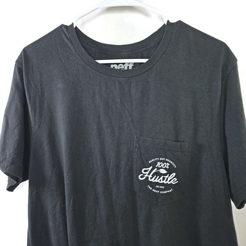 NEFF Neff x Juicy-J Hustle Extra Long Black T-shirt Size Large Size US L / EU 52-54 / 3 - 2 Thumbnail