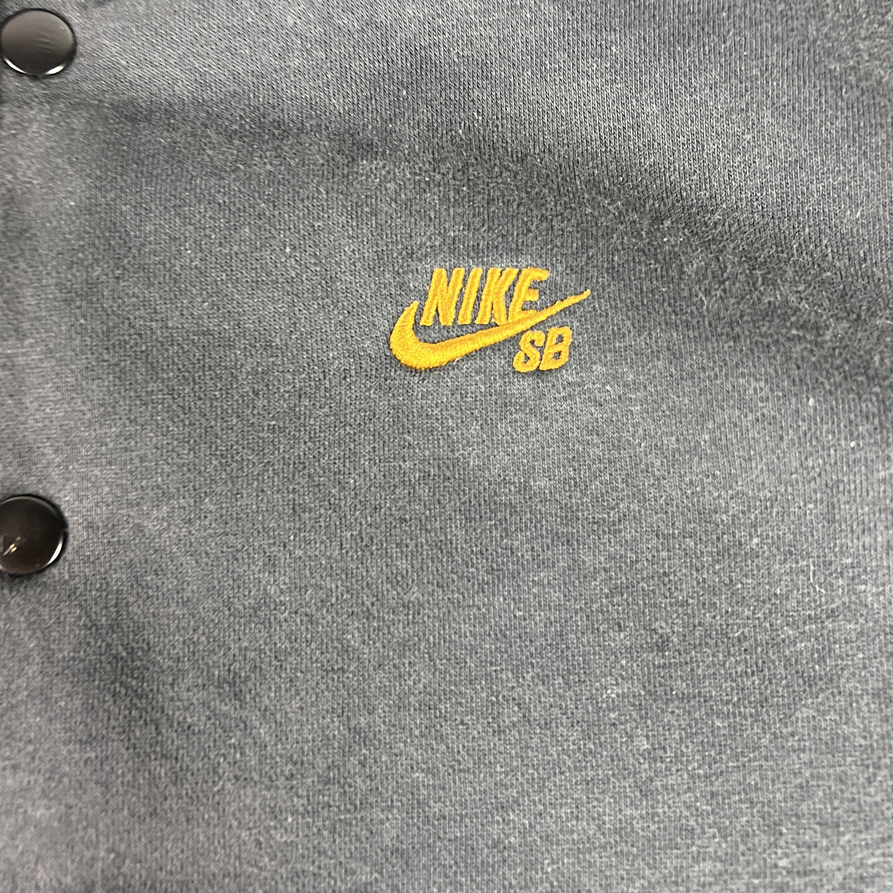 Nike SB Nike SB Skateboarding Jacket Black Faded Snap Button Bomber Size US M / EU 48-50 / 2 - 5 Thumbnail