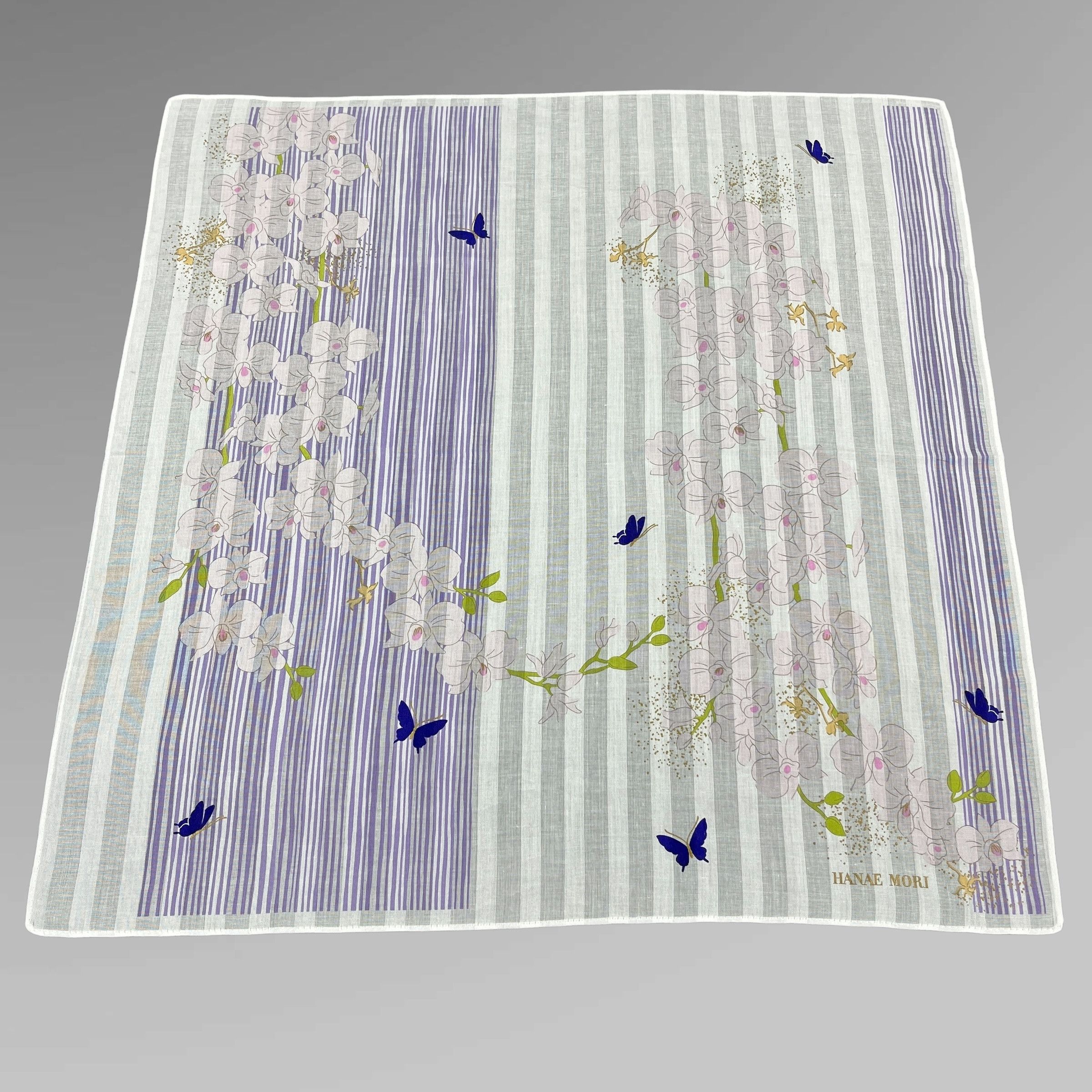 Hanae Mori Hanae Mori Bandana / Handkerchief / Neckerchief B296 Size ONE SIZE - 8 Thumbnail