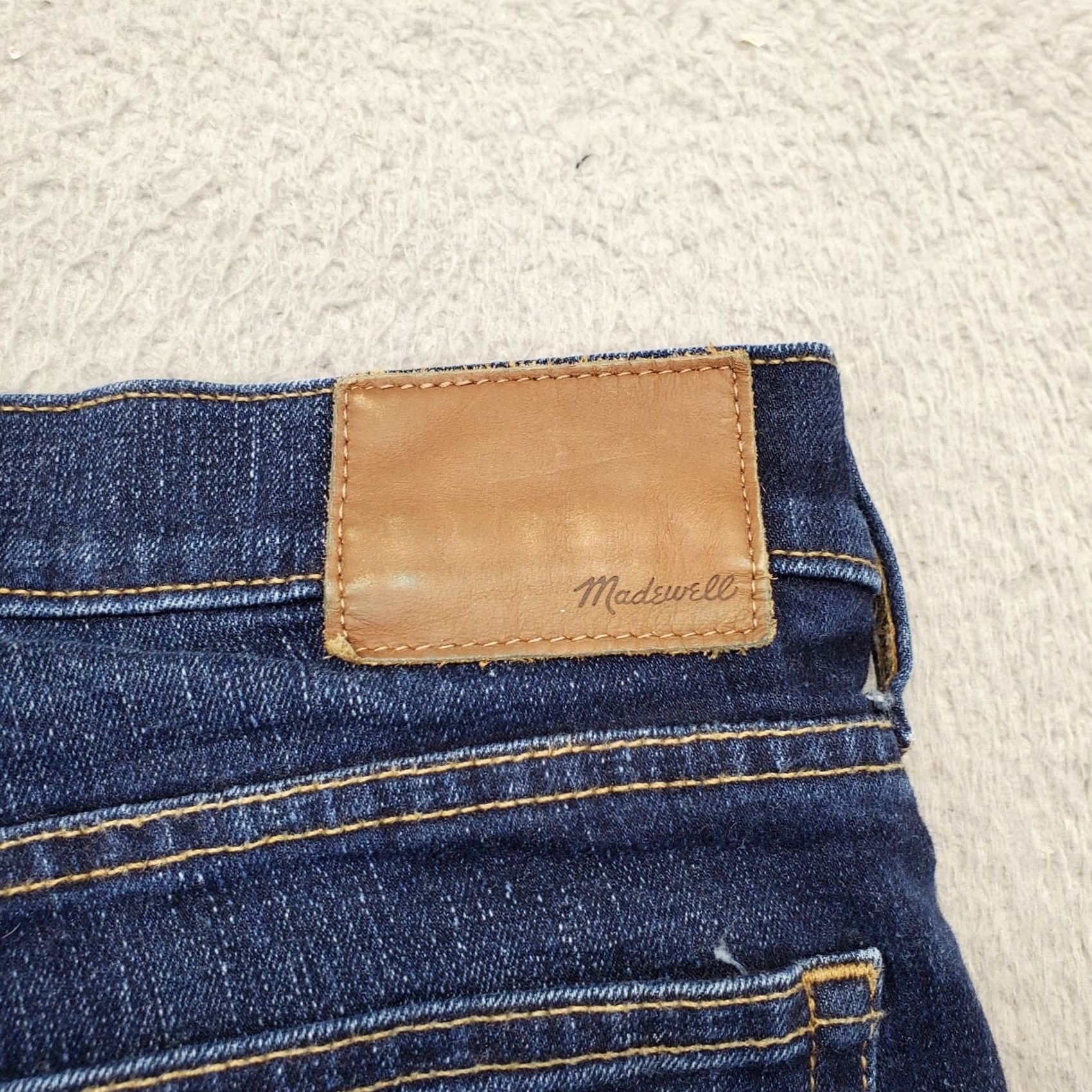 Madewell Madewell Mens Navy Denim Skinny Jeans 36x32 Slim Fit Mid Rise Stretch Size US 36 / EU 52 - 8 Thumbnail