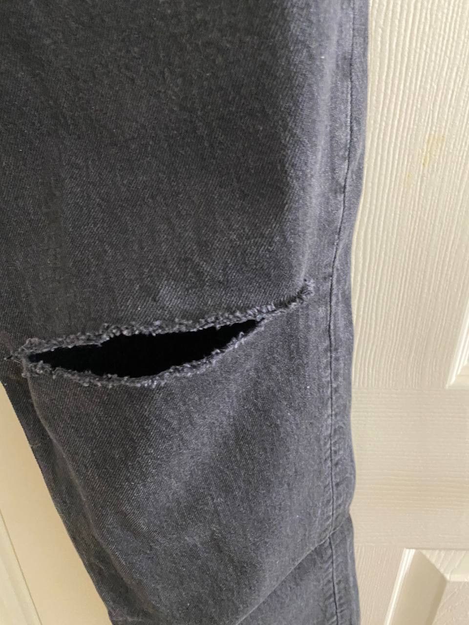 Abercrombie & Fitch The 90s Straight Ultra High Rise Black Size 28" / US 6 / IT 42 - 4 Thumbnail
