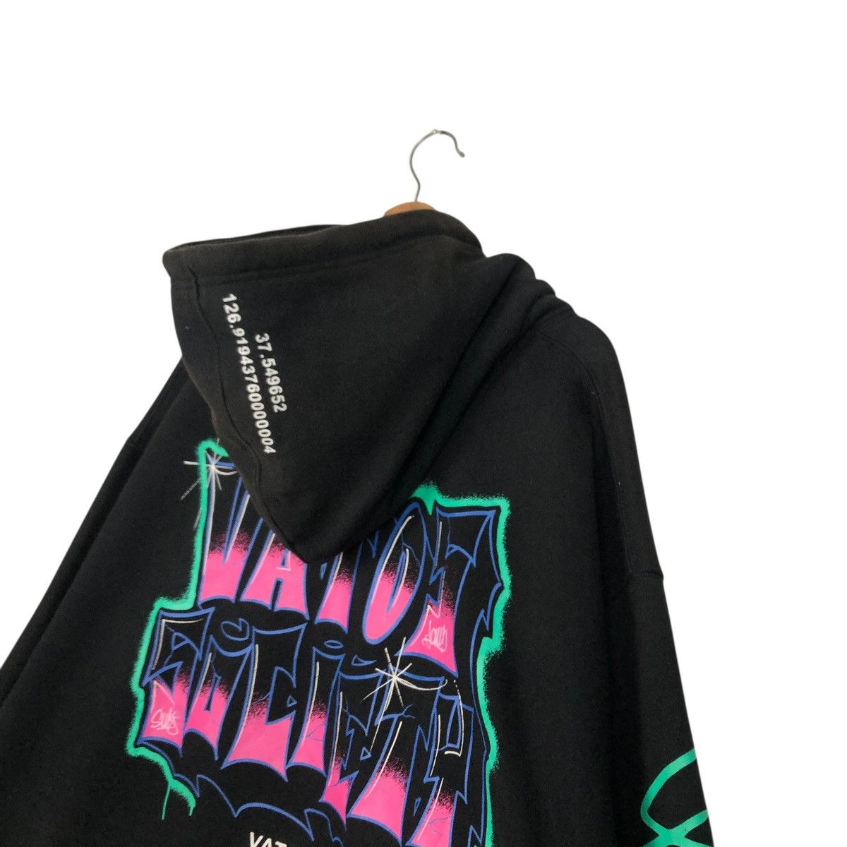Hysteric Glamour 🔥HOODIE PULL OVER STIGMA VATOS SOCIETY PUNK DESIGN BIG LOGO Size US XL / EU 56 / 4 - 13 Thumbnail