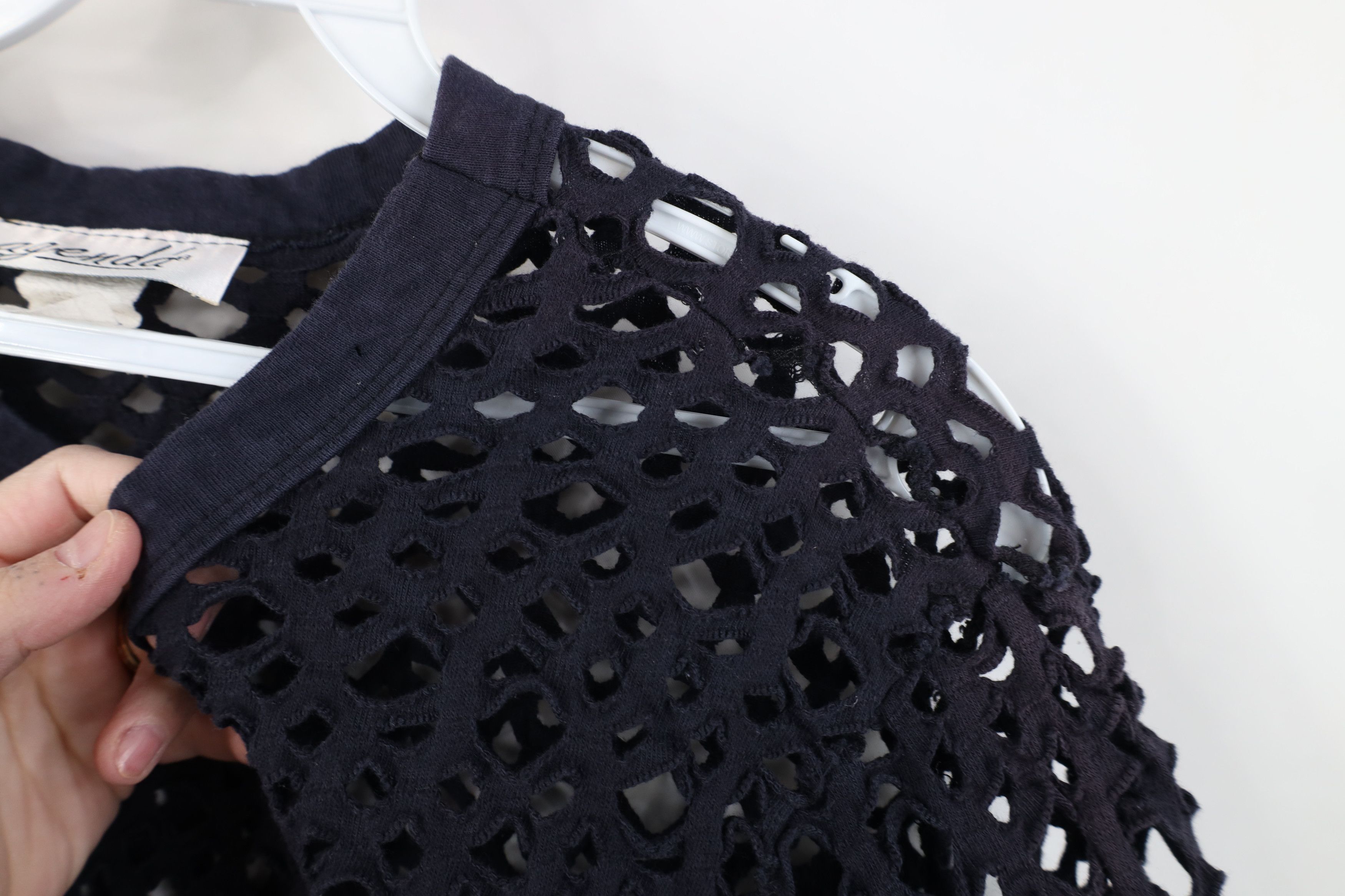 Vintage Vintage 90s Streetwear Holy Fishnet Babydoll T-Shirt USA Size M / US 6-8 / IT 42-44 - 7 Thumbnail