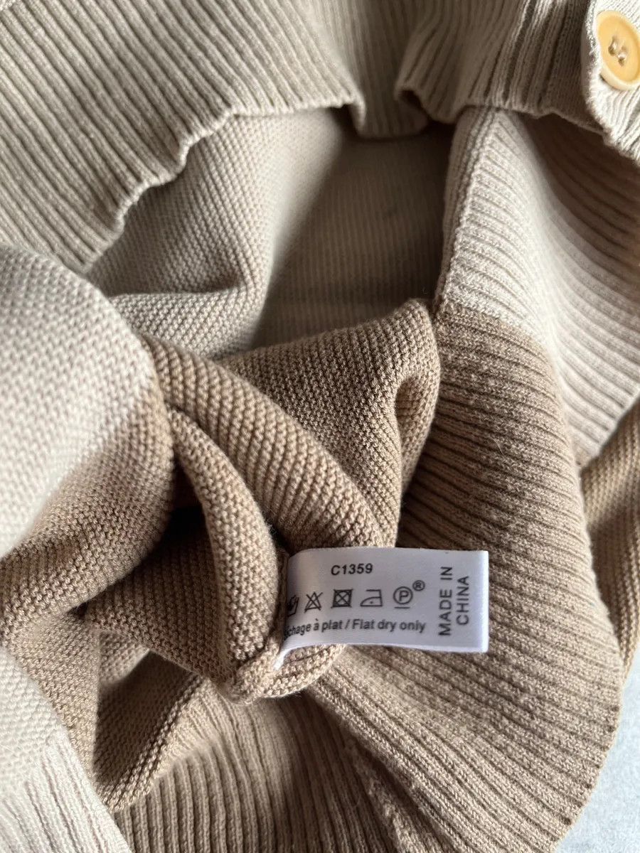 Marithe + Francois Girbaud × Vintage 2000s' Marithé + François Girbaud Relaxed Camel Cardigan Size US L / EU 52-54 / 3 - 6 Thumbnail