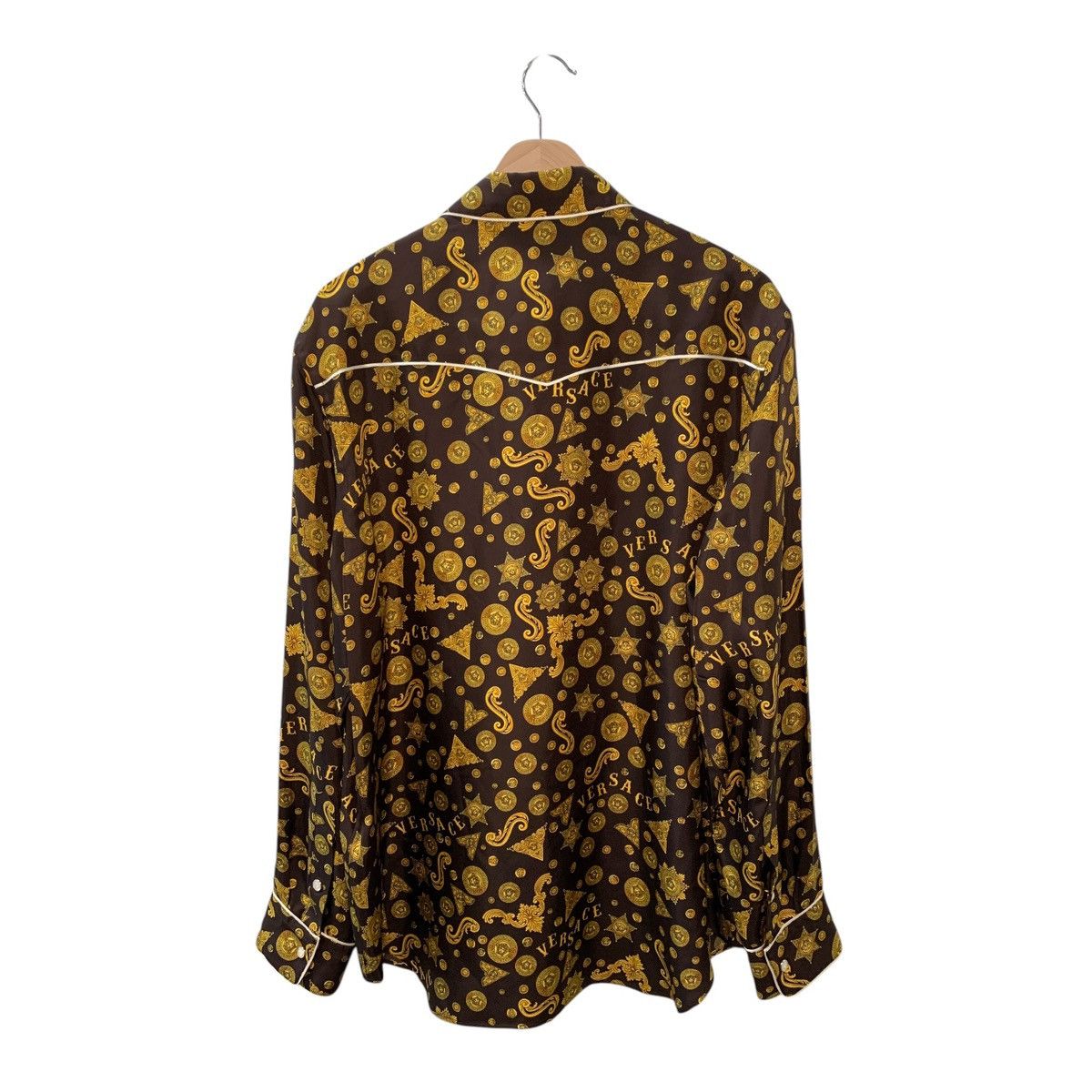 Versace Versace Barocco Western Gold Brown Cowboy Designs Size US XXS / EU 40 - 3 Thumbnail