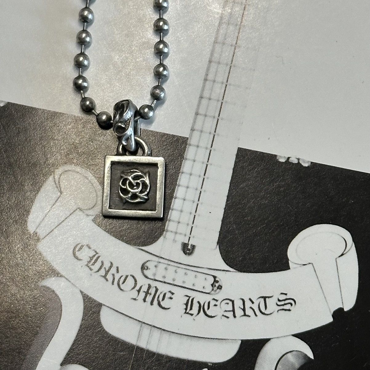 Chrome Hearts CHROME HEARTS FRAMED FLORAL PENDANT Size ONE SIZE - 4 Thumbnail