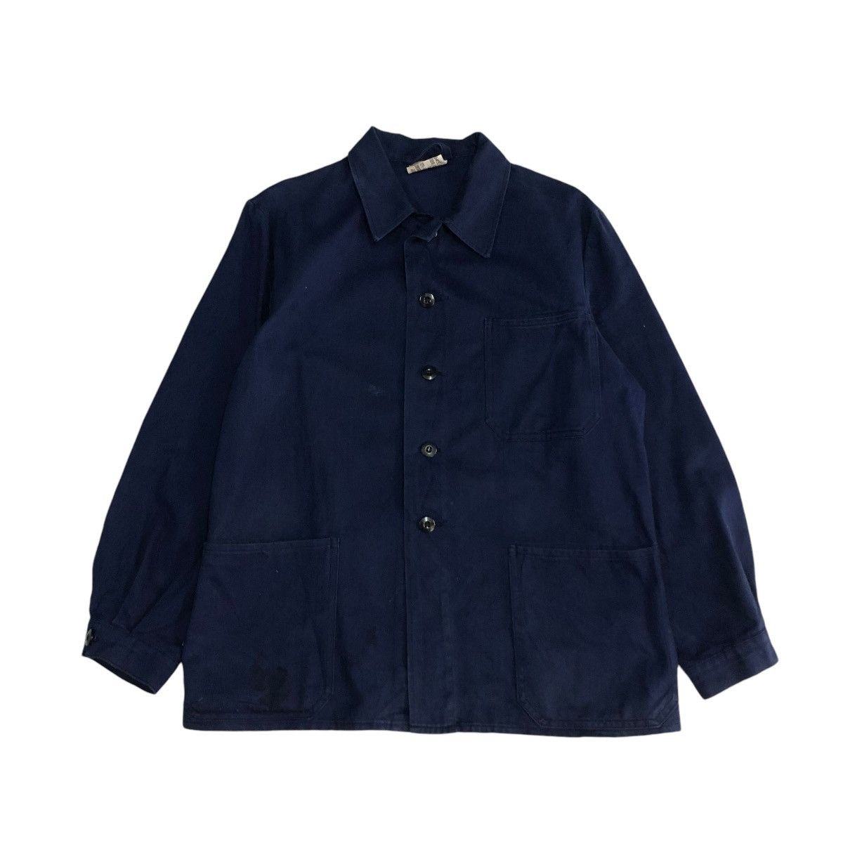 Vintage 🔥VINTAGE CHORE WORKER MILITARY JACKET G.WAHLER US NAVY Size US M / EU 48-50 / 2 - 1 Thumbnail
