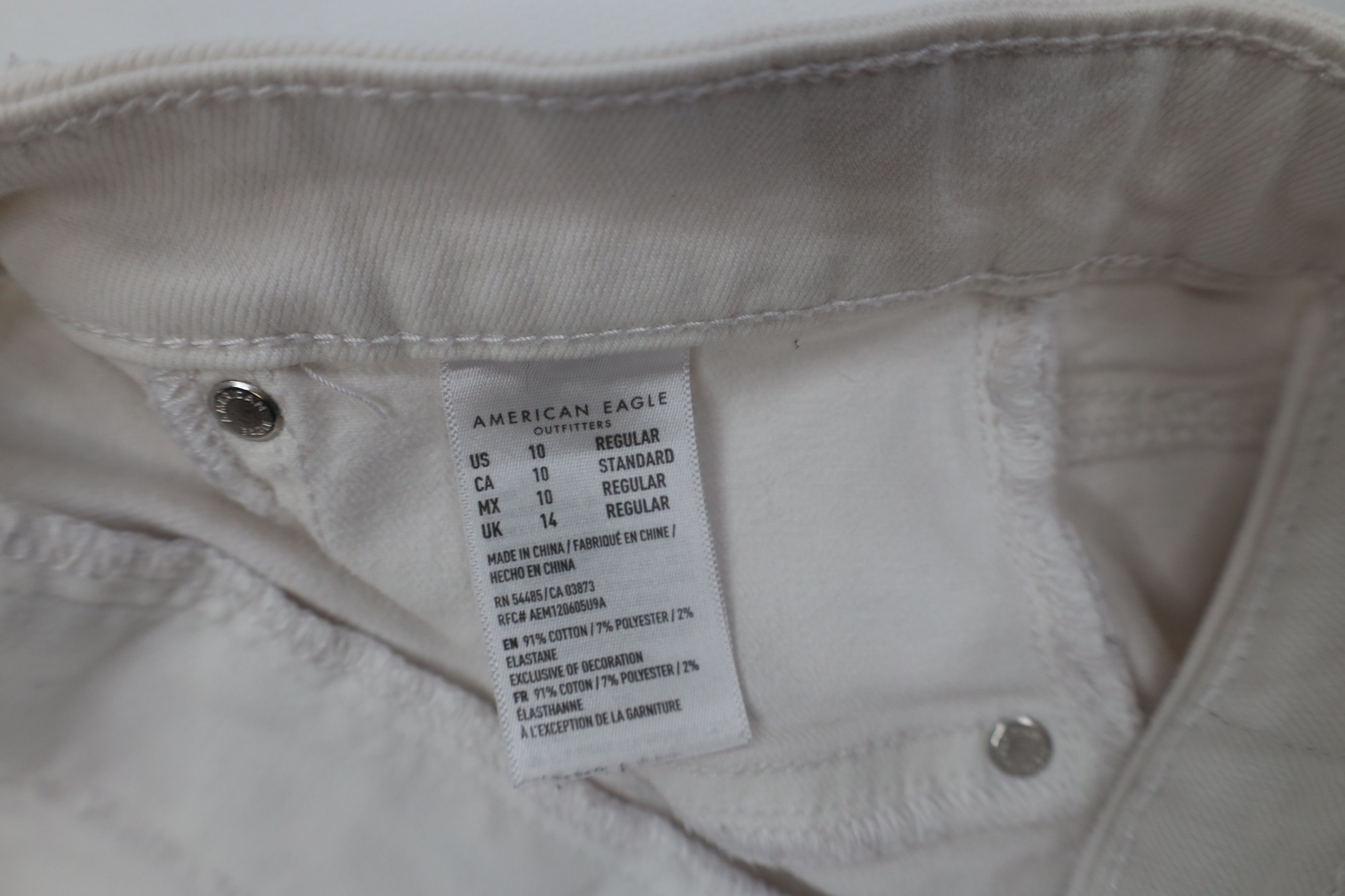 American Eagle Outfitters Vintage Y2K American Eagle Outfitters High Rise Flared Jeans Size 32" / US 10 / IT 46 - 9 Thumbnail