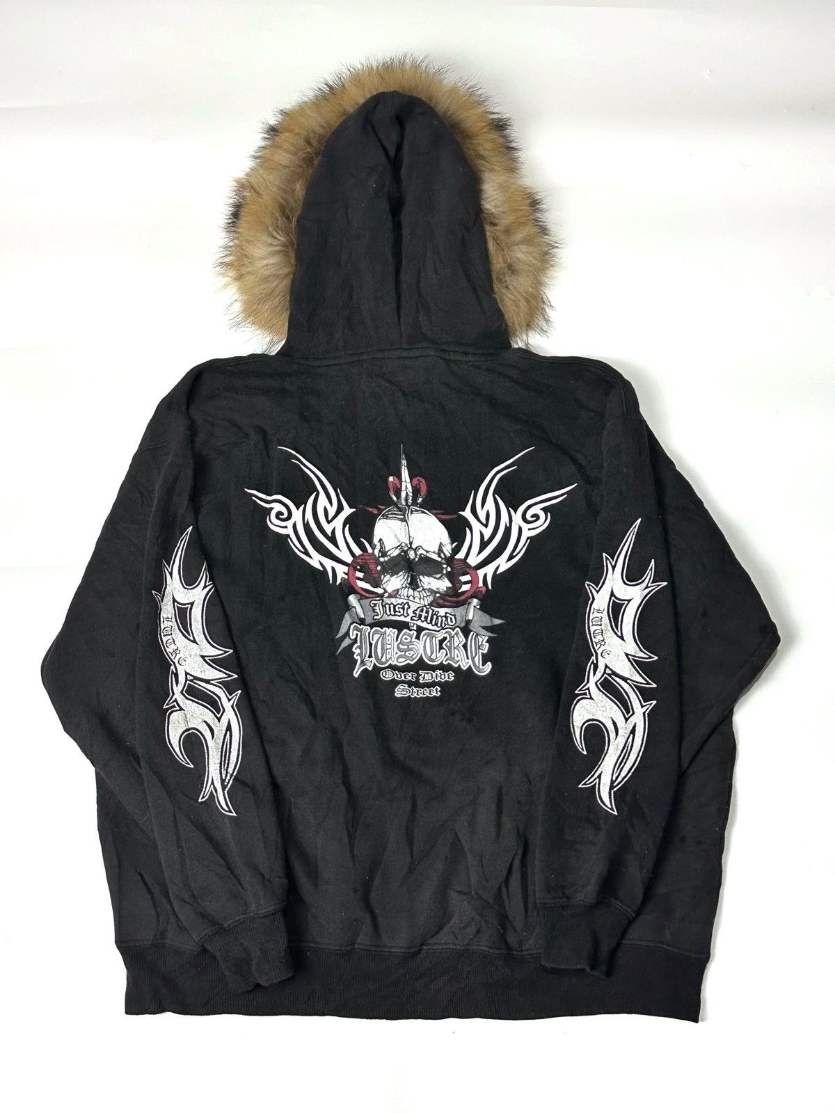 Hysteric Glamour Fur hoodie skulls tribal ifsix lgb style Size US L / EU 52-54 / 3 - 3 Thumbnail