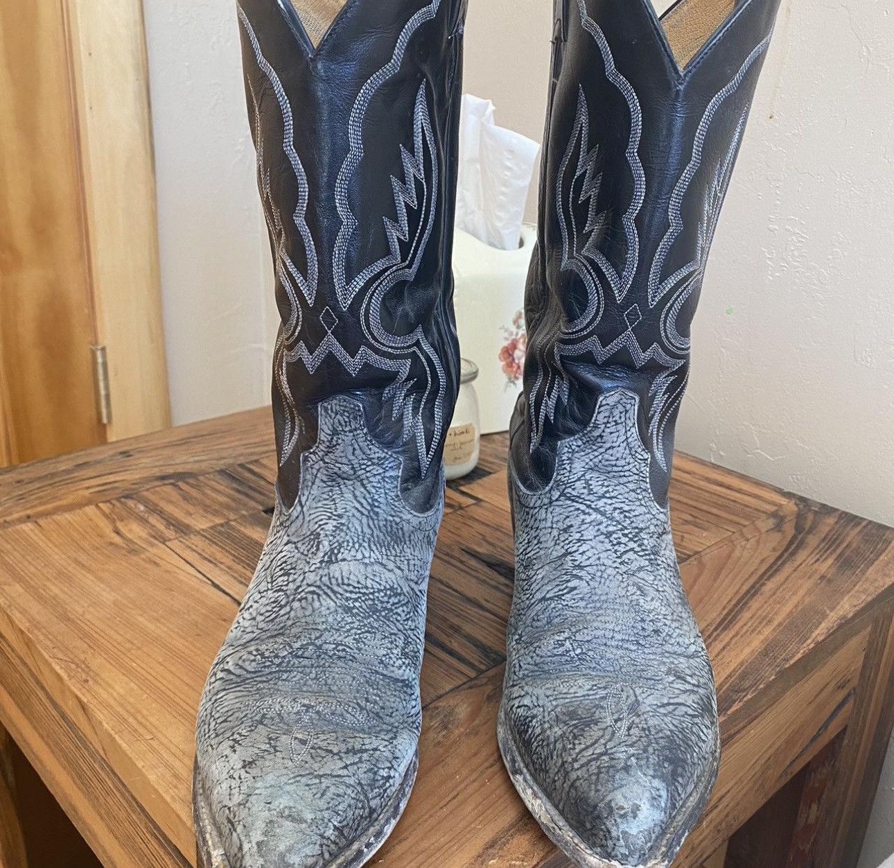 Tony Lama Vintage Tony Lama Leather Western Cowboy Boots Size US 10.5 / EU 43-44 - 2 Thumbnail