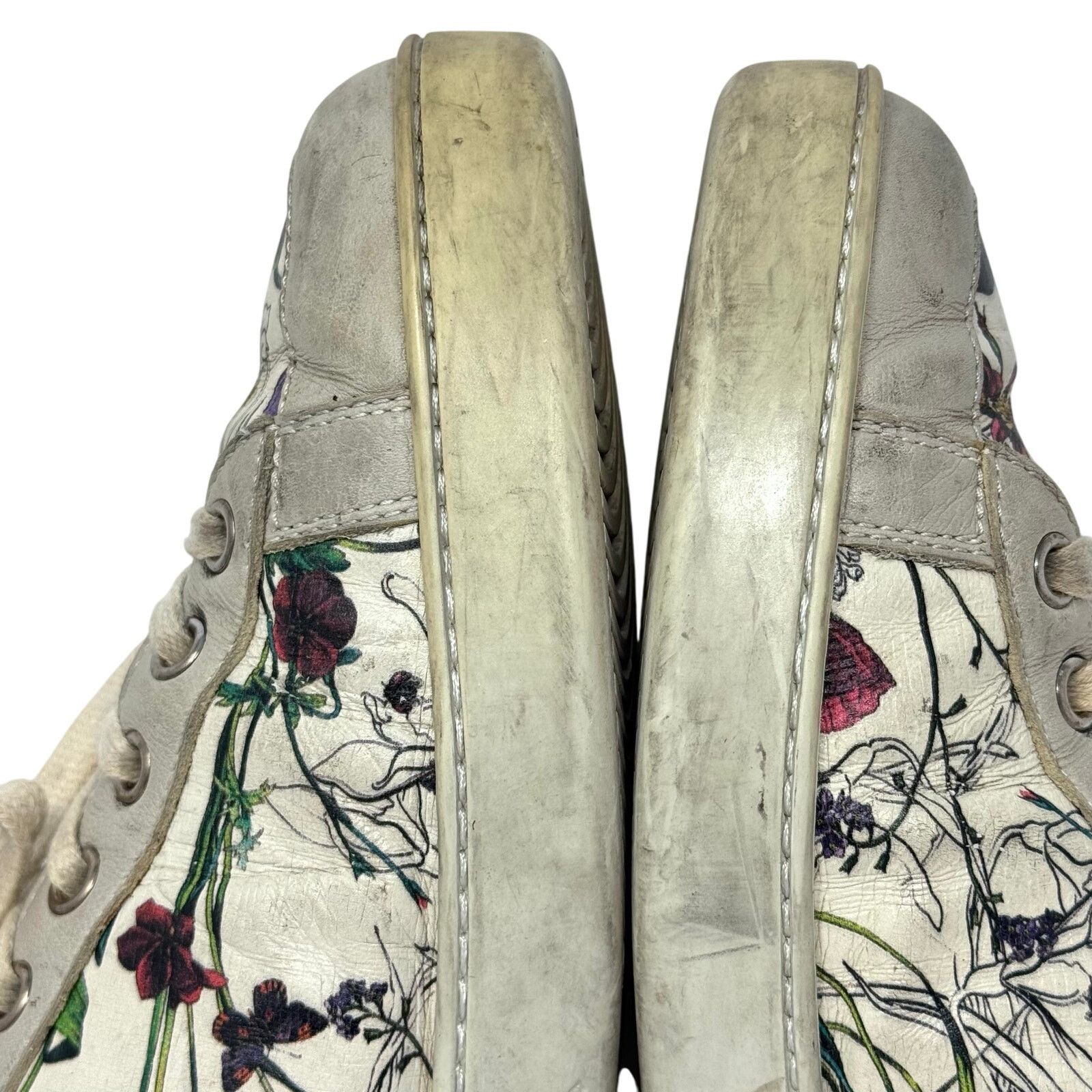 Gucci Gucci Flora Print Sneakers Size US 9 / EU 42 - 10 Thumbnail