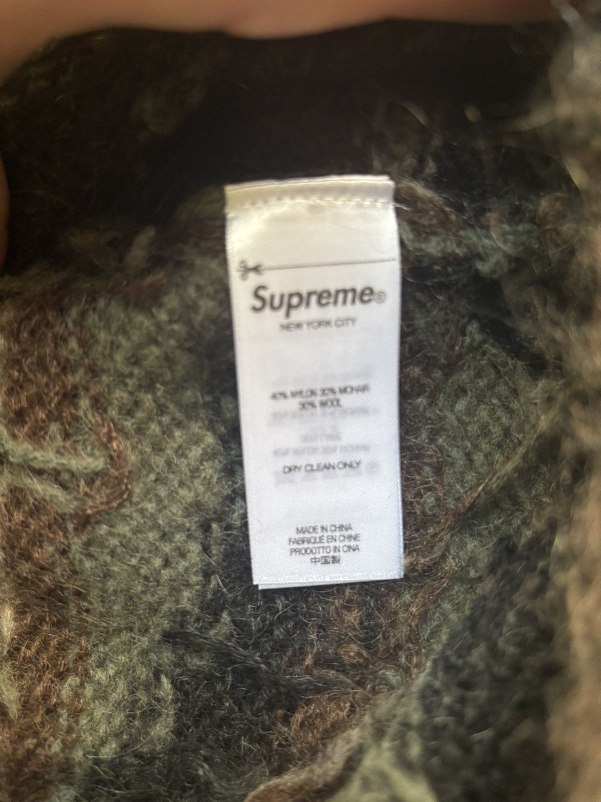 Supreme Supreme fw25 mohair sweater Size US L / EU 52-54 / 3 - 4 Thumbnail