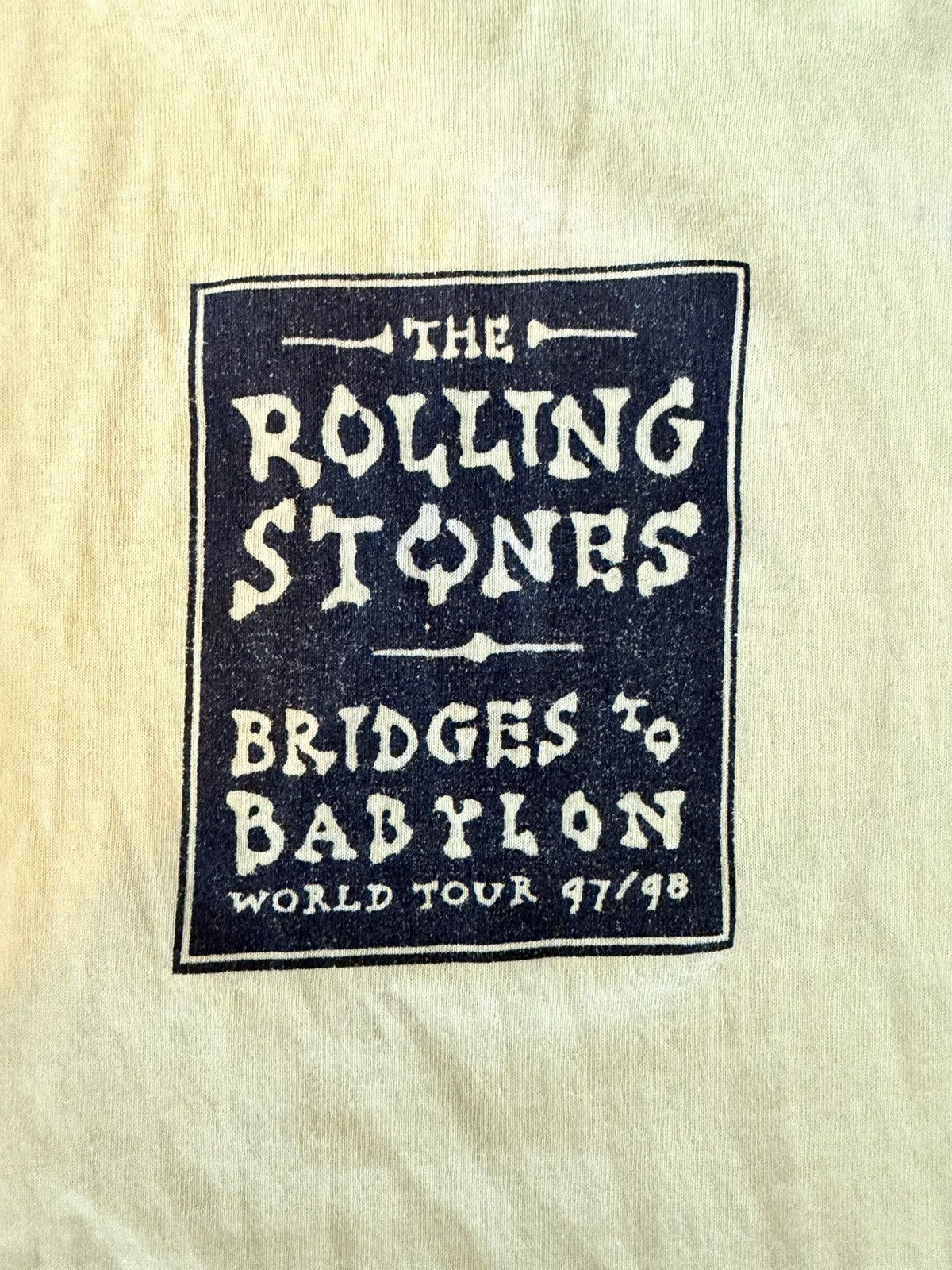 Vintage 1997 Rolling Stones Tour tee Size US L / EU 52-54 / 3 - 4 Thumbnail