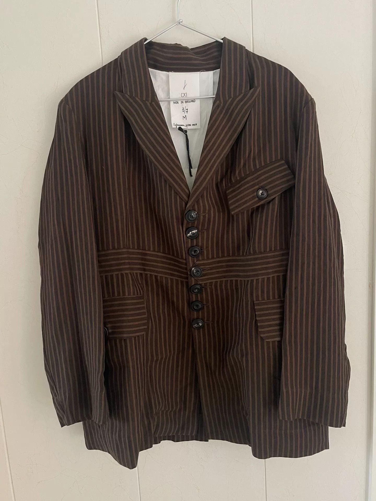 John Alexander Skelton John Alexander Skelton 22SS Linen Stripe Jacket Size US M / EU 48-50 / 2 - 1 Thumbnail