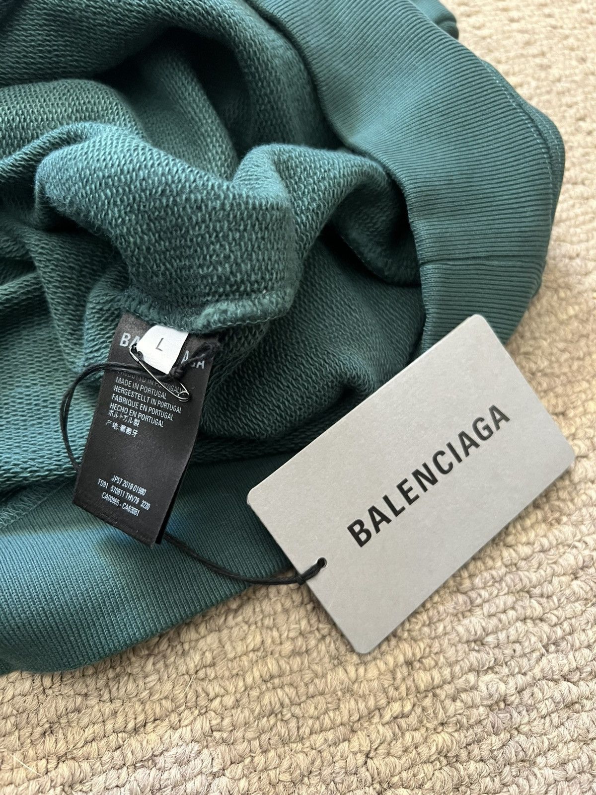 Balenciaga Balenciaga Logo Hoodie Size US L / EU 52-54 / 3 - 3 Thumbnail