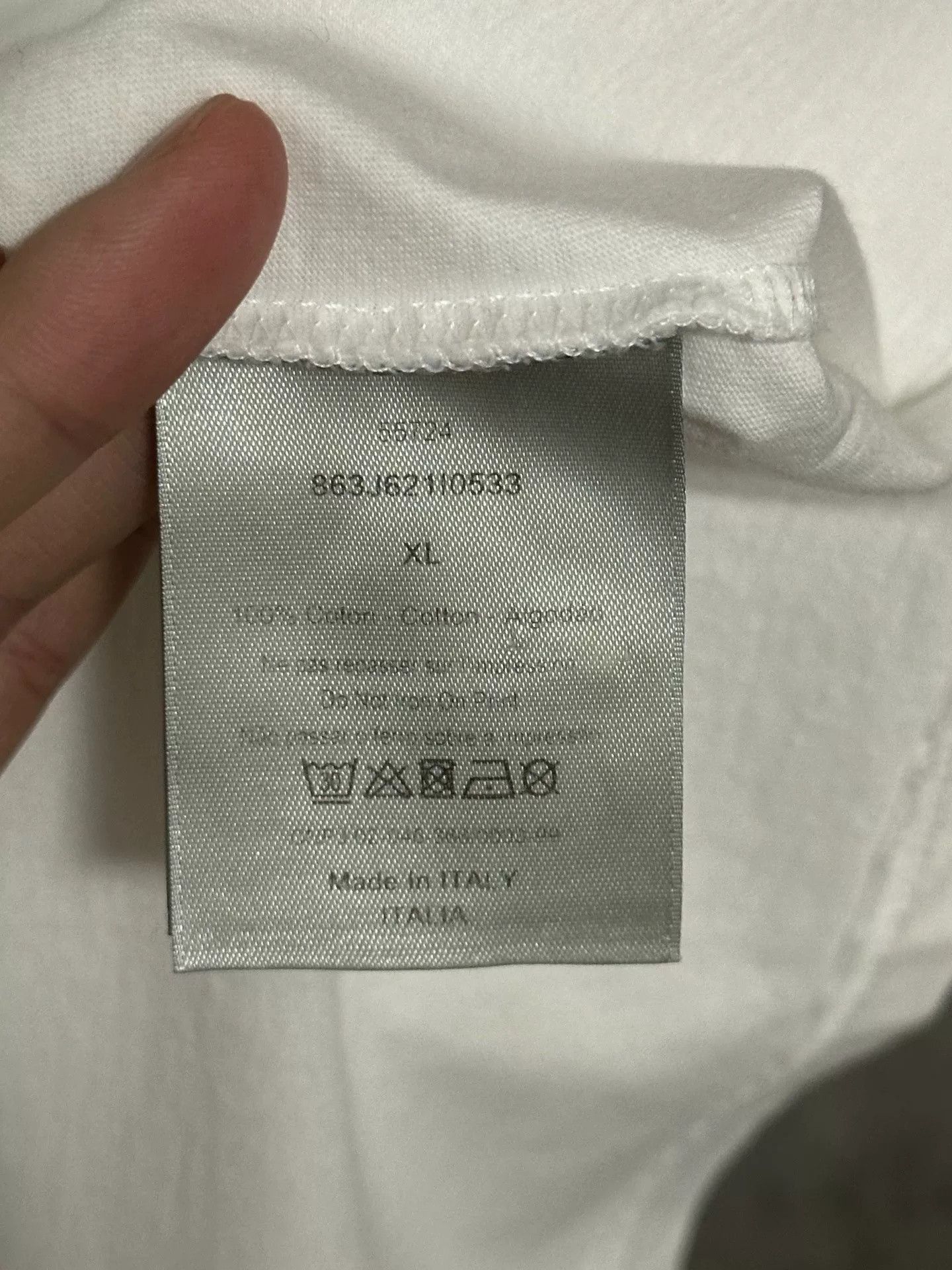 Dior Dior Uni Logo Short Sleeve T-Shirt Size US XL / EU 56 / 4 - 3 Thumbnail