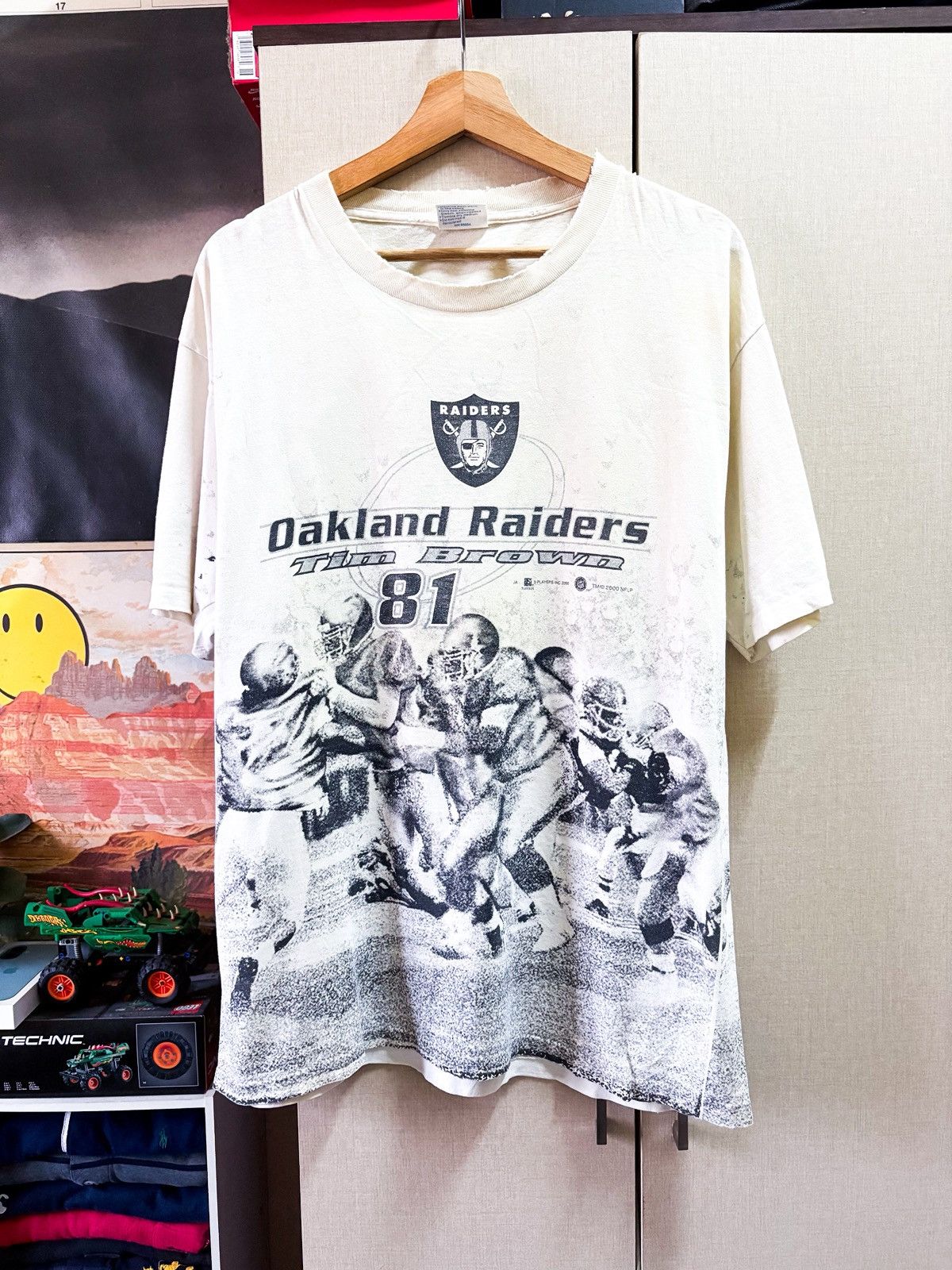 NFL Vintage Rare Oakland Raiders All Over Print OVP Size US L / EU 52-54 / 3 - 1 Thumbnail