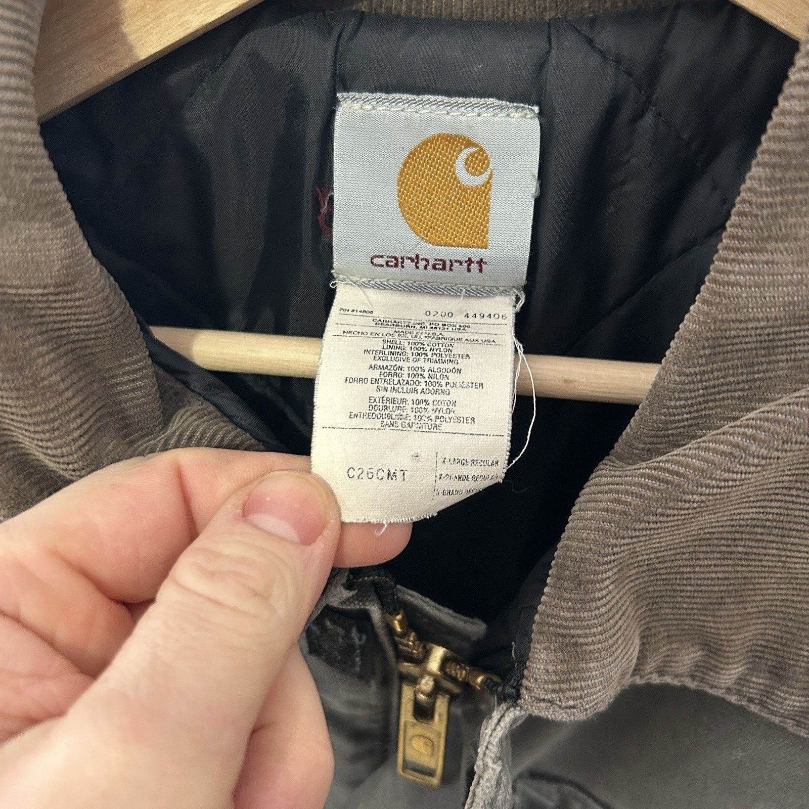 Carhartt Vintage Carhartt Quilted Arctic Jacket “Cement Grey” C26 CMT Size US XL / EU 56 / 4 - 14 Thumbnail
