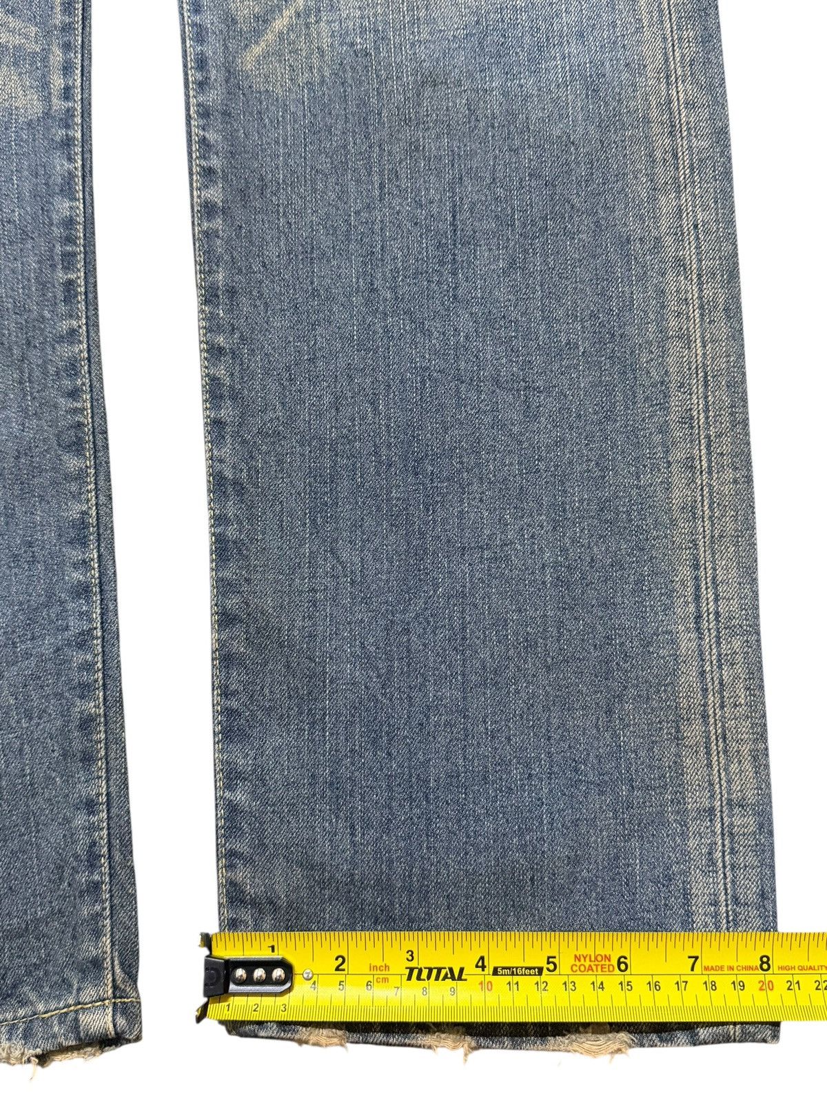 Levi's Vintage Y2K Levis 505 Mud Wash Faded Clawmark Distressed Size US 34 / EU 50 - 15 Thumbnail
