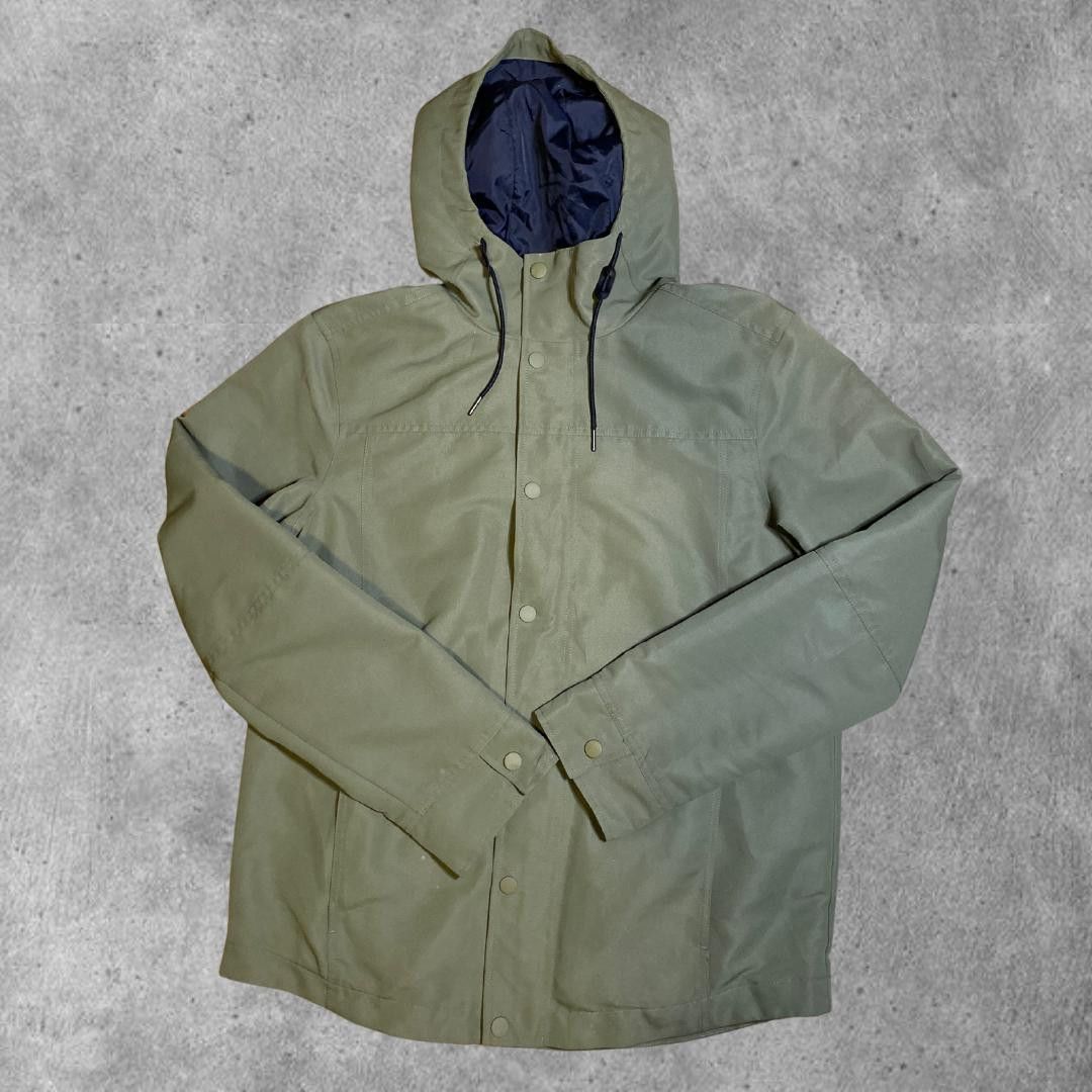 Designer Army Green Waterproof Rain Jacket Size US M / EU 48-50 / 2 - 1 Thumbnail