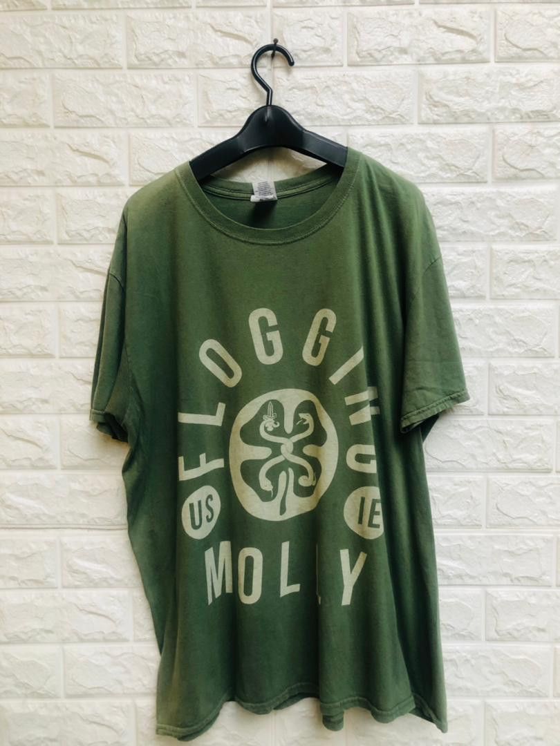 Band Tees × Vintage Vintage Flogging Molly Ska Punk Japn Designer Fashion Style Size US XL / EU 56 / 4 - 1 Thumbnail