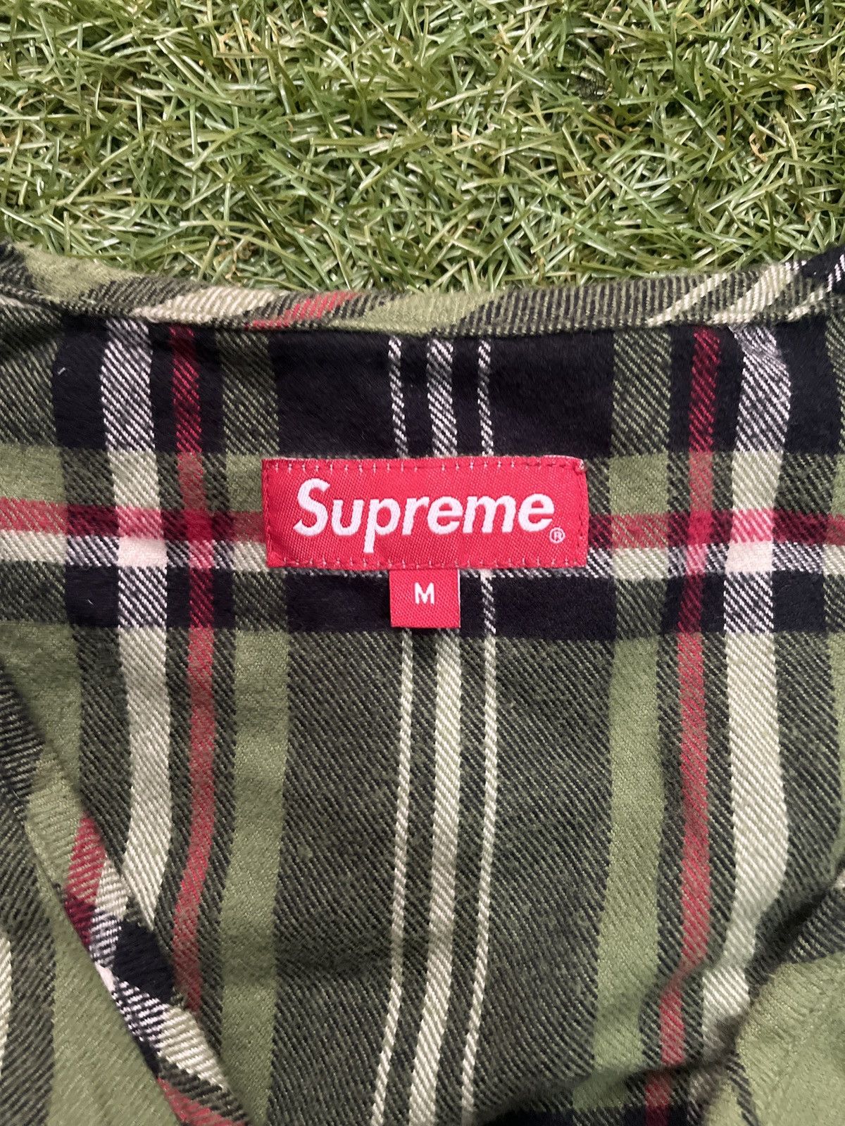 Supreme Supreme Tartan Flannel Cargo Vest Size US M / EU 48-50 / 2 - 2 Thumbnail