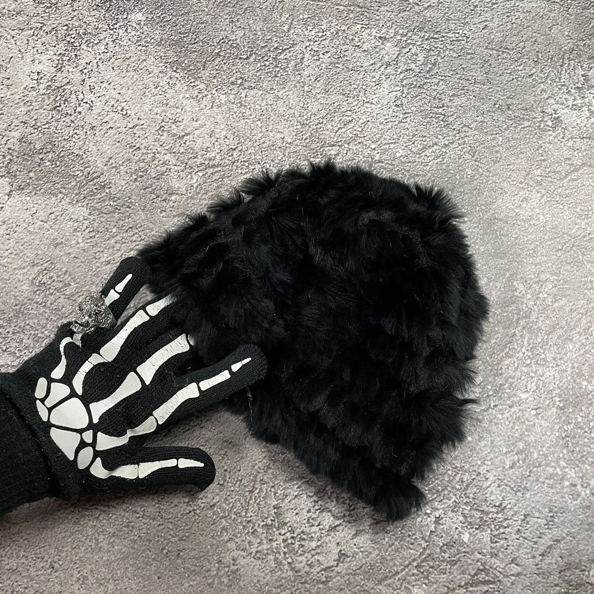 If Six Was Nine Vintage 90s Alt Beanie Mohair Ushanka Faux American VTg Size ONE SIZE - 3 Thumbnail