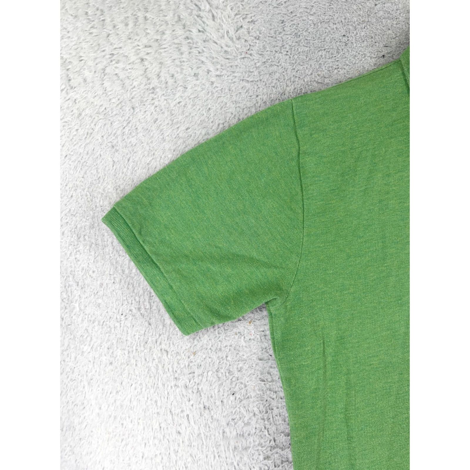 Ralph Lauren VINTAGE Ralph Lauren Polo Shirt Mens Large Green Polo Shirt L Red Solid Embroidered Logo 90s Mens Polo Size US L / EU 52-54 / 3 - 6 Thumbnail