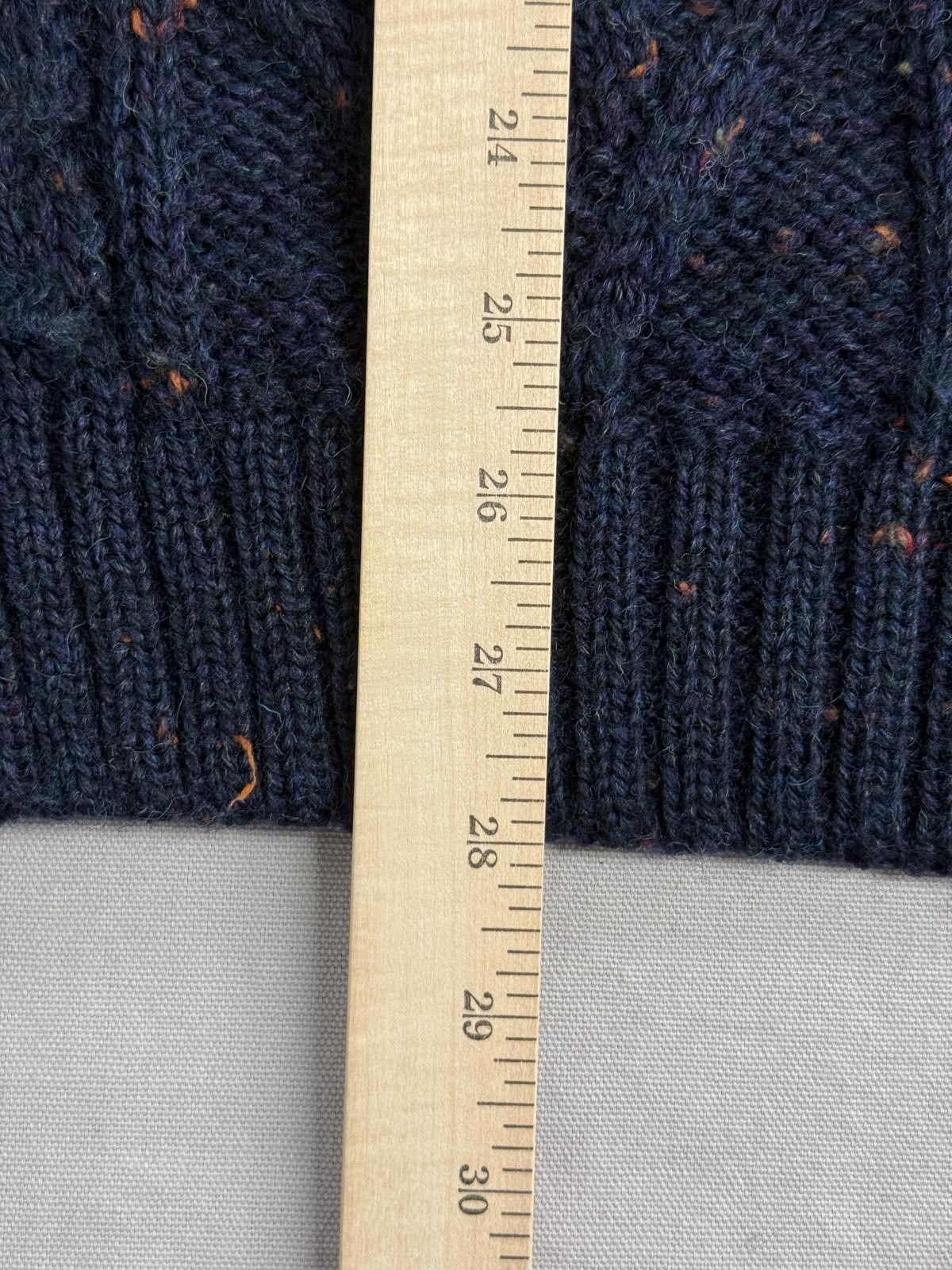 Other Mens Kilkenny Irish Wool Sweater - Navy Chunky Red Blend XL Size US XL / EU 56 / 4 - 5 Thumbnail