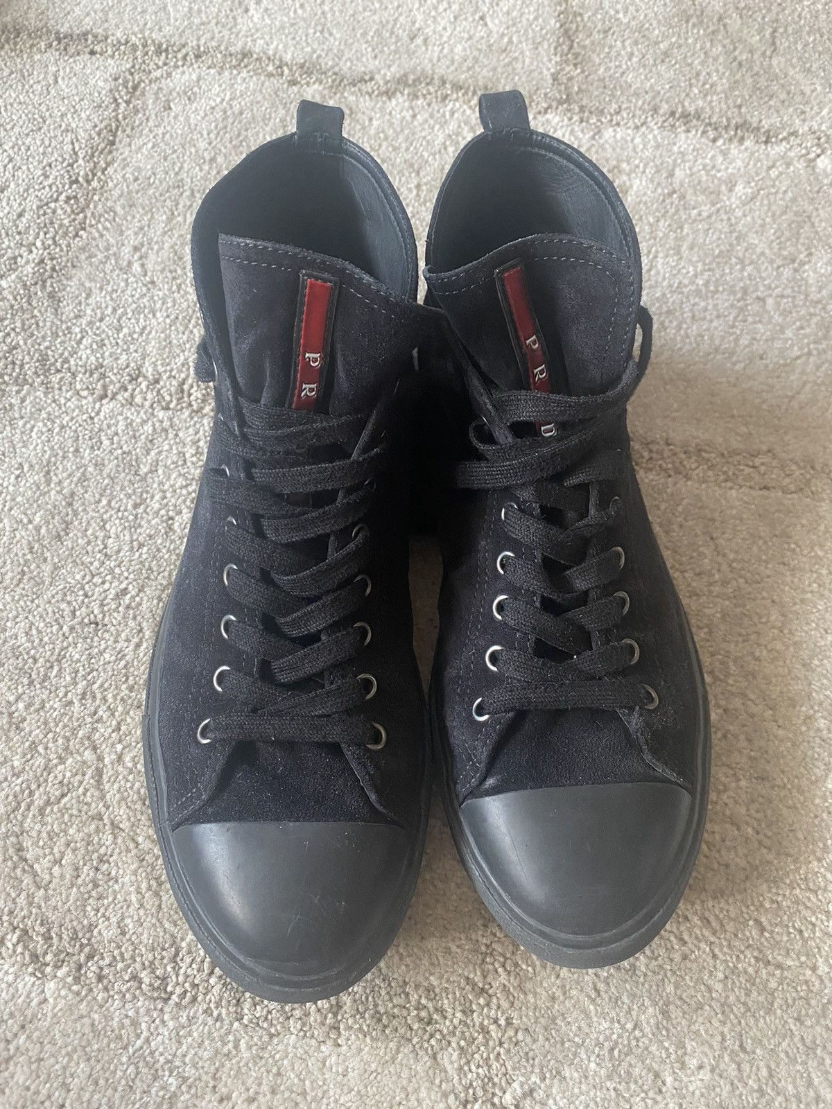 Prada Classic High Top Sneakers