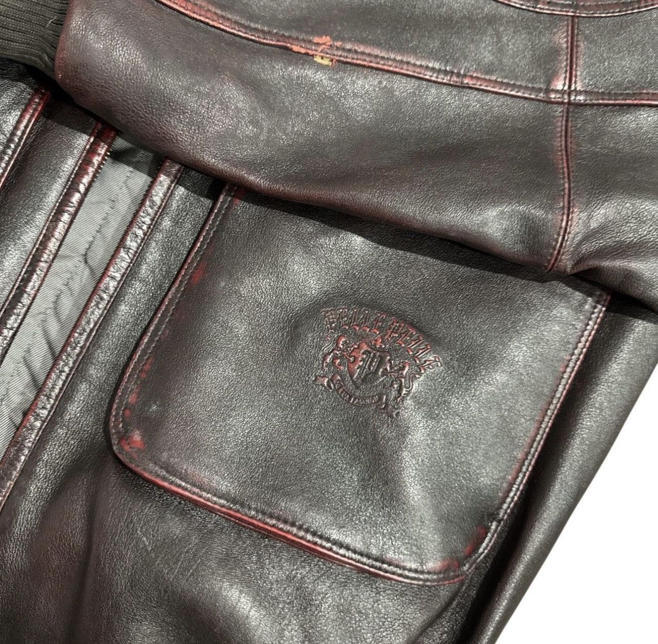 Pelle Pelle Rare Faux Fur 1 of 2 Pelle pelle leather jacket Size US XL / EU 56 / 4 - 4 Thumbnail