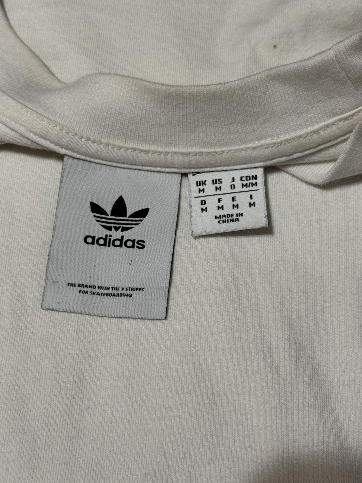 Adidas Adidas Faces Logo T-shirt Tee Pink White Medium Size US M / EU 48-50 / 2 - 6 Thumbnail