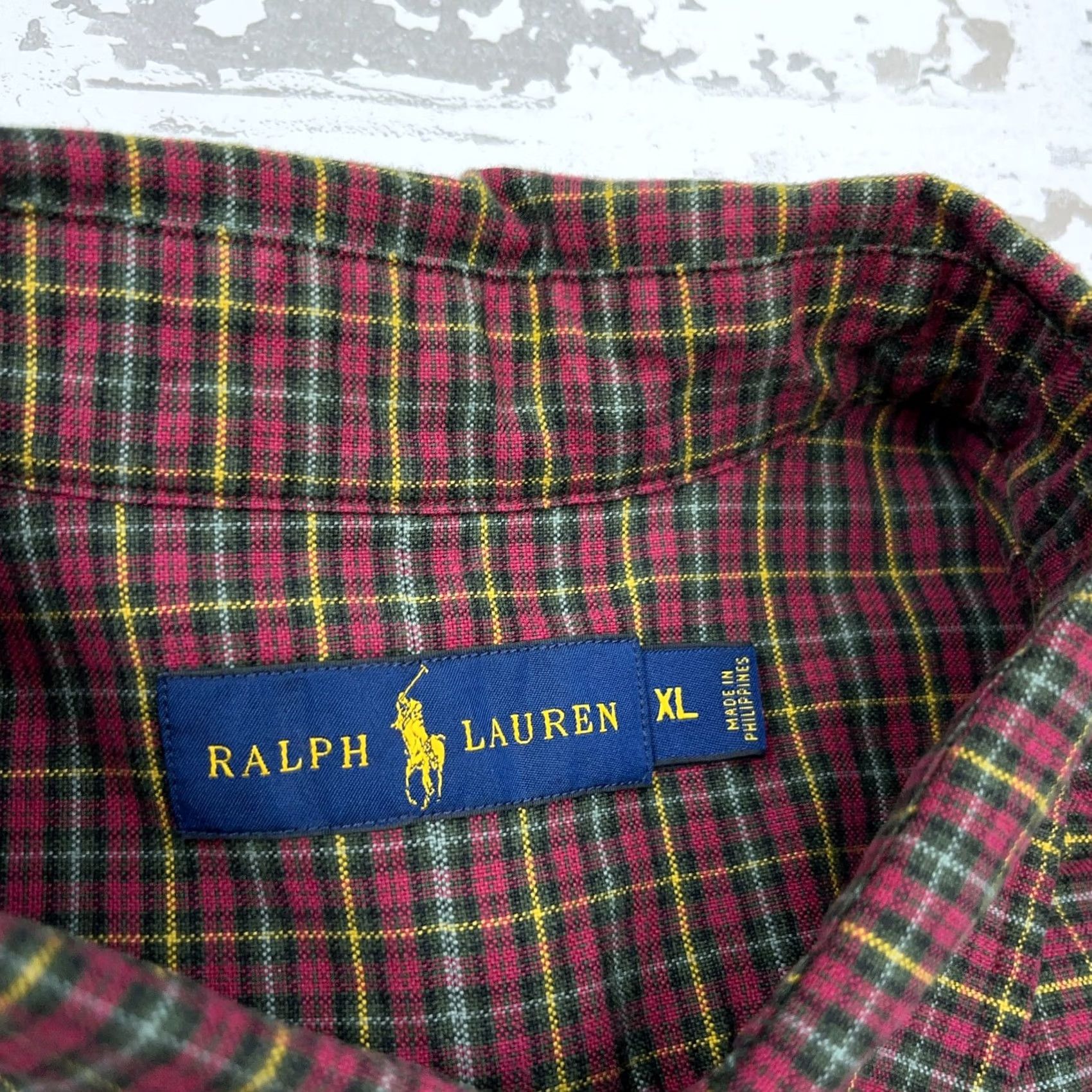 Ralph Lauren Ralph Lauren Button-Up Shirt Men XL Plaid Red Green Oxford OCBD Dress Logo Pony Prep Shirt Size 46R - 5 Thumbnail