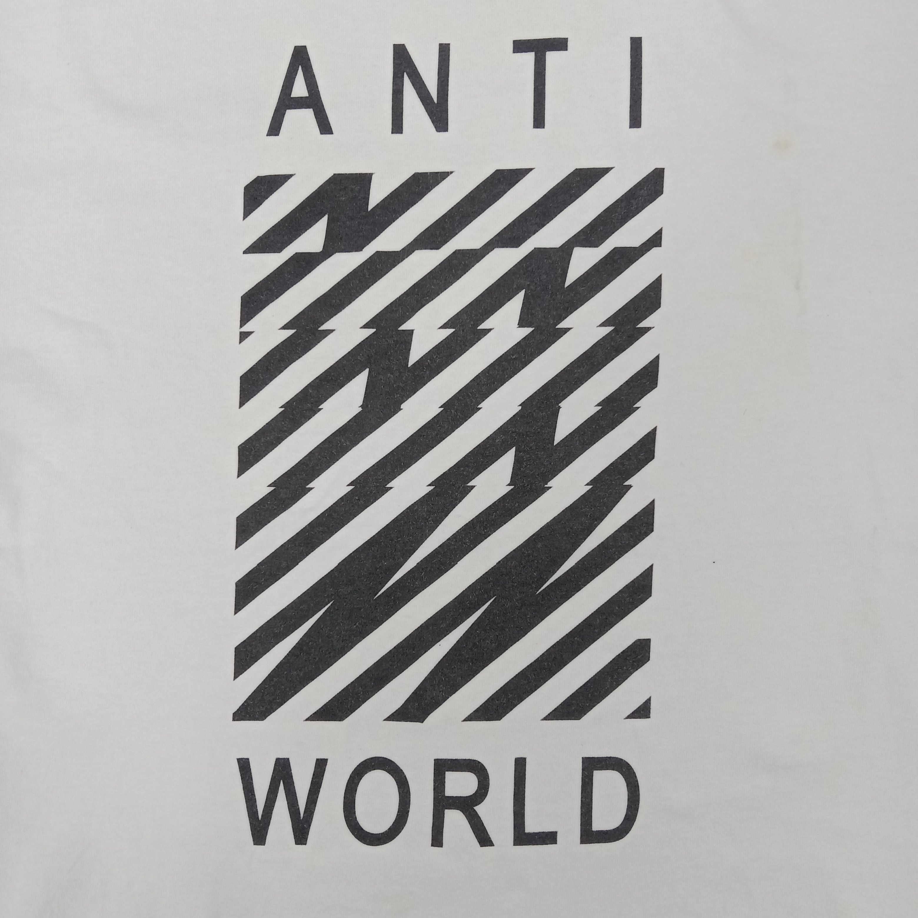 If Six Was Nine × Japanese Brand × Vintage Number (N)ine Anti World Japanese Tshirt Size US L / EU 52-54 / 3 - 2 Thumbnail