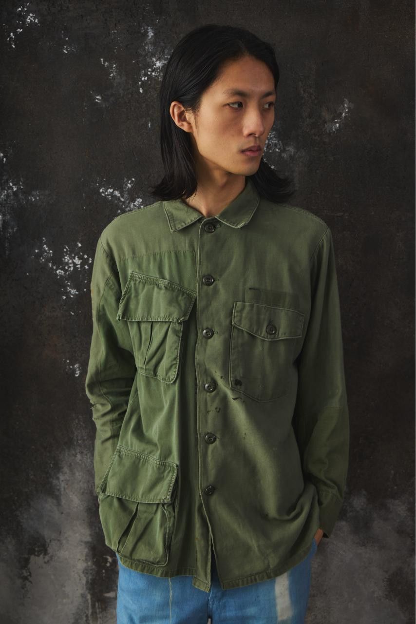 Journal Standard Journal Standard US Army Jungel Jacket mix OG-107 Shirt Size US M / EU 48-50 / 2 - 2 Thumbnail