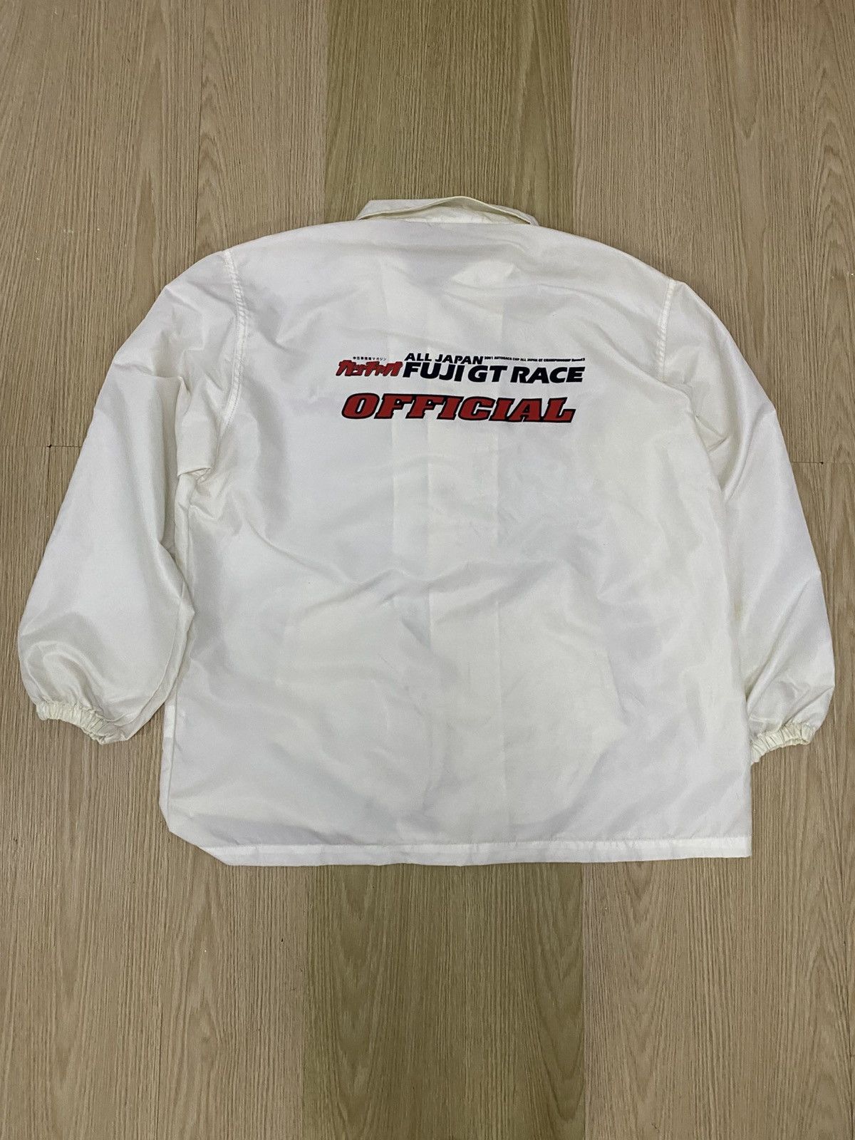 Japanese Brand × Vintage Vintage All Japan Fuji Gt Race Coach Jacket Size US L / EU 52-54 / 3 - 1 Thumbnail