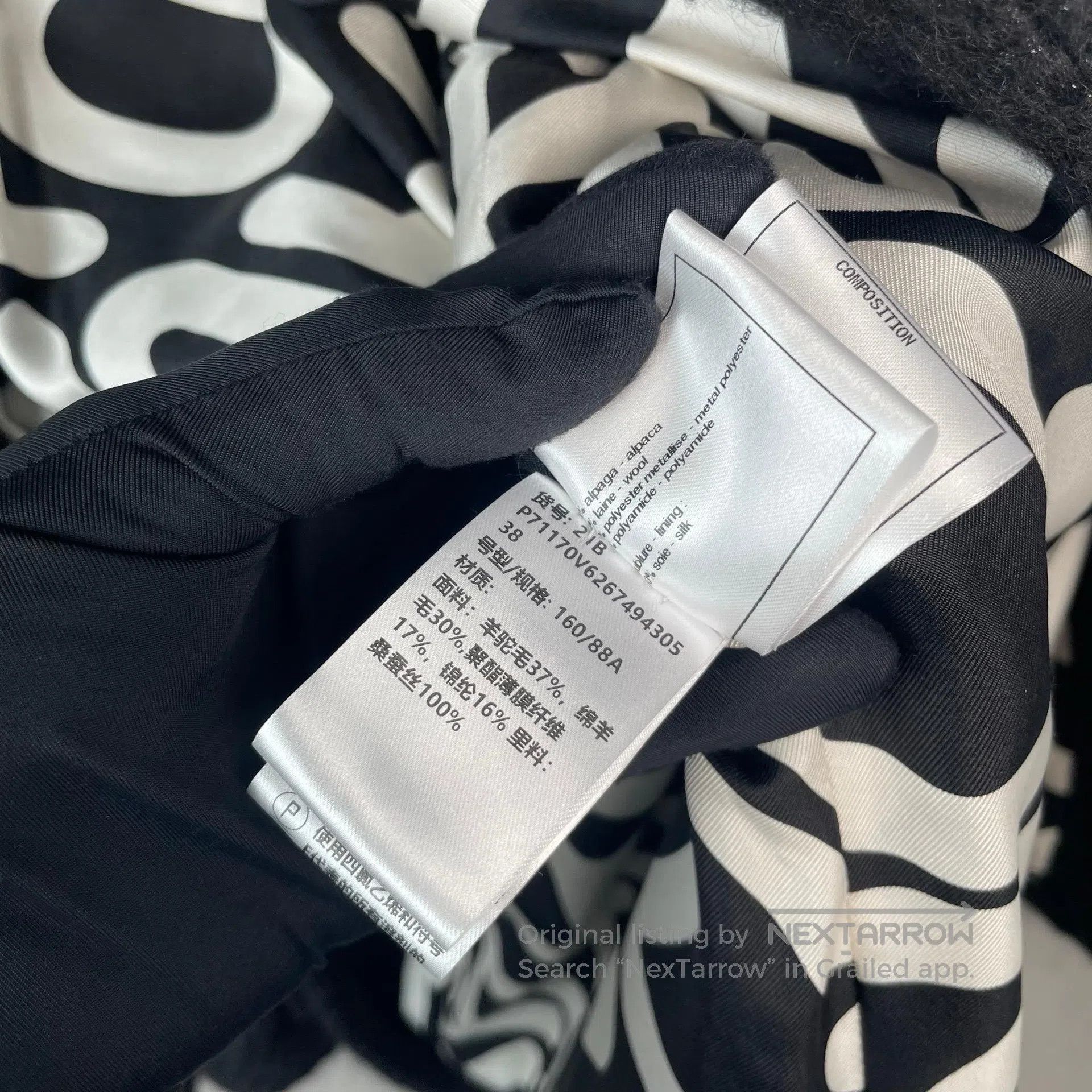 Chanel Chanel Black horn button hooded academic style woolen coat Size XS / US 0-2 / IT 36-38 - 9 Thumbnail