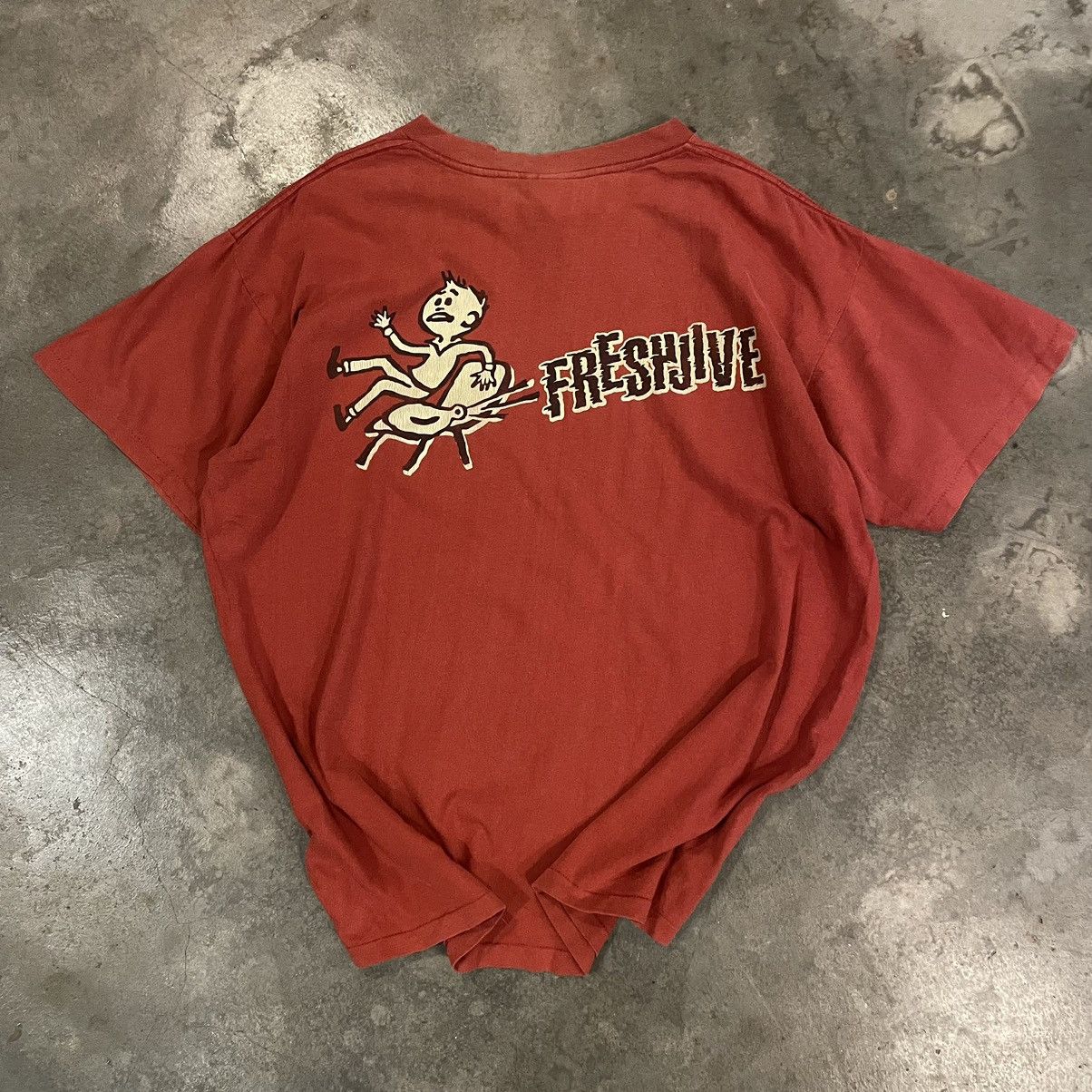 Freshjive × Vintage Vintage Freshjive Streetwear Tee Size US XL / EU 56 / 4 - 1 Thumbnail