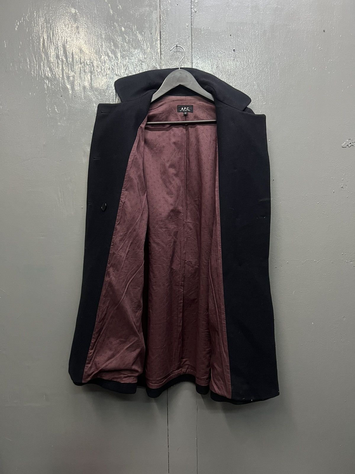 A.P.C. A.P.C Long Coat Double Breast Size XS / US 0-2 / IT 36-38 - 6 Thumbnail