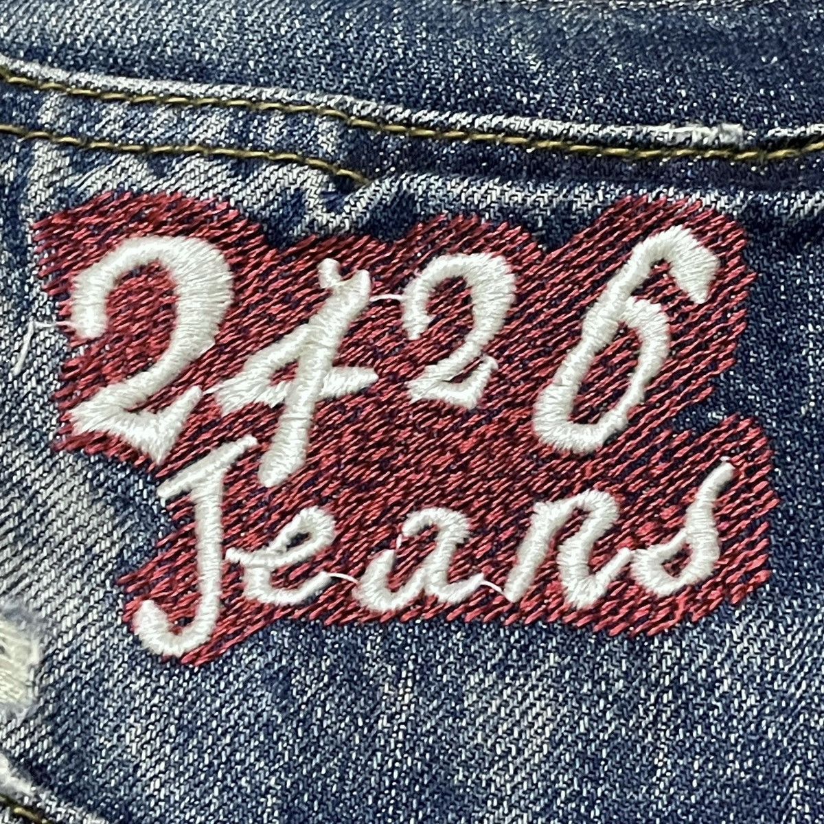 If Six Was Nine Very Rare Design Vintage Japanese Brand 2426 Jeans 2000s Size US 34 / EU 50 - 9 Thumbnail