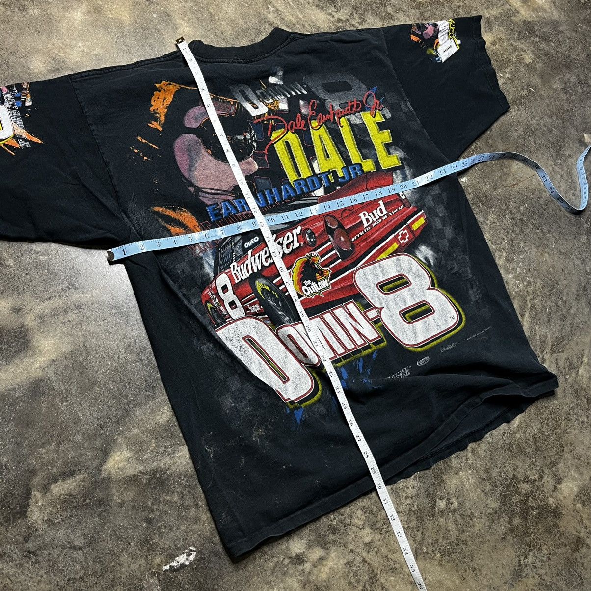 Chase Authentics vintage Budweiser NASCAR Dale Earnhardt AOP tshirt Size US XL / EU 56 / 4 - 6 Thumbnail